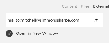 Email Address link formatting
