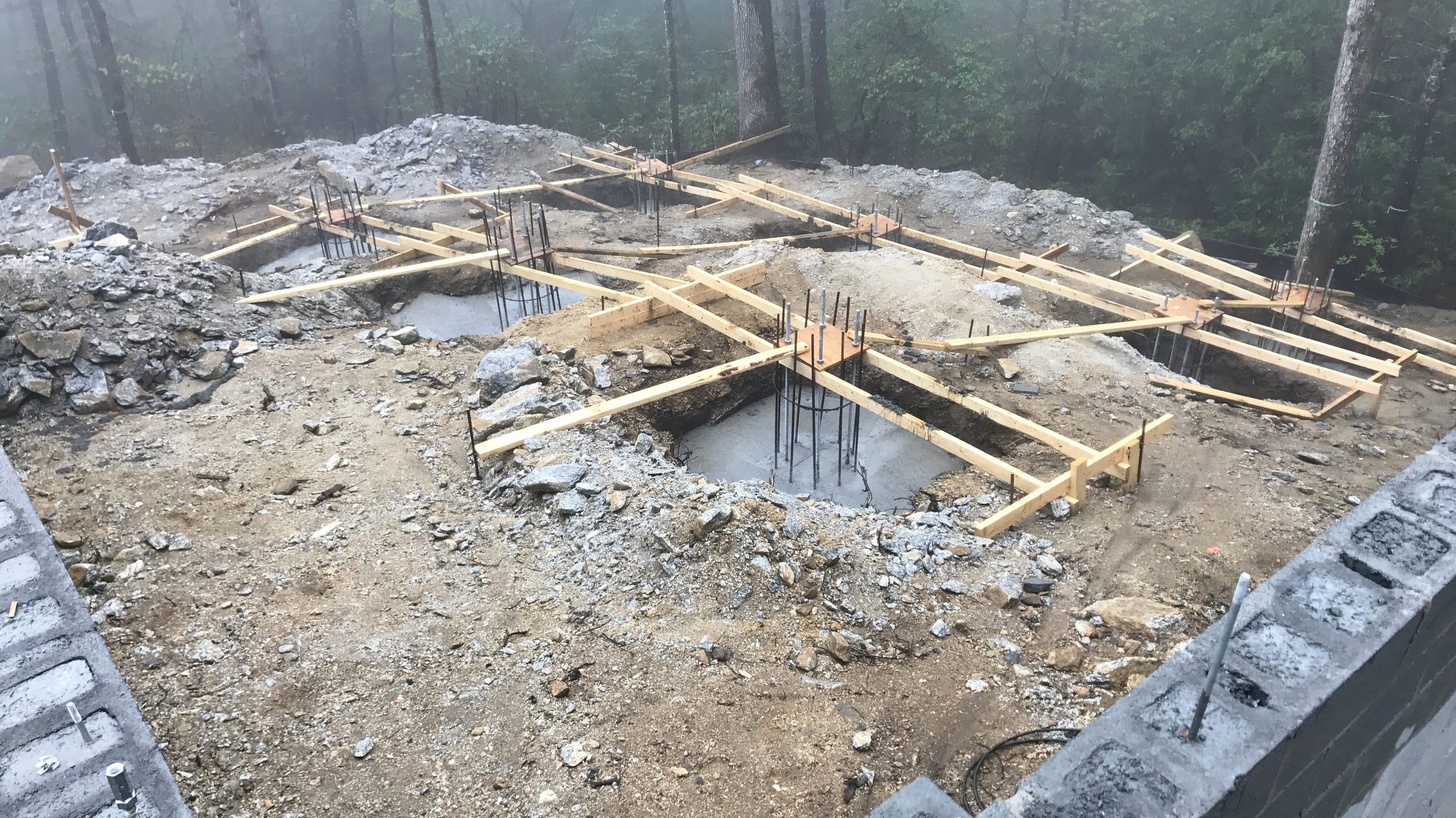 Footings Poured