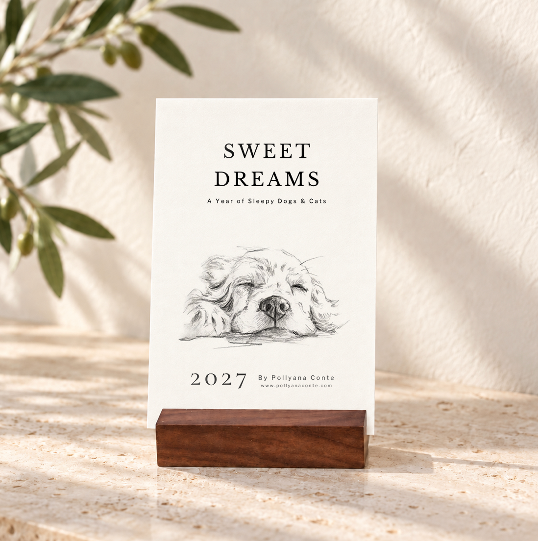Sweet Dreams: A 2027 Calendar of Sleepy Pets