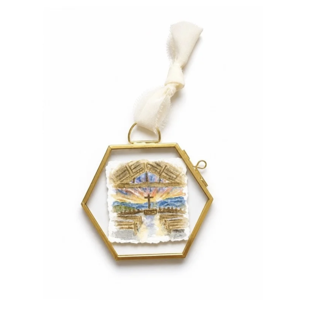 Pretty Place Watercolor Ornament