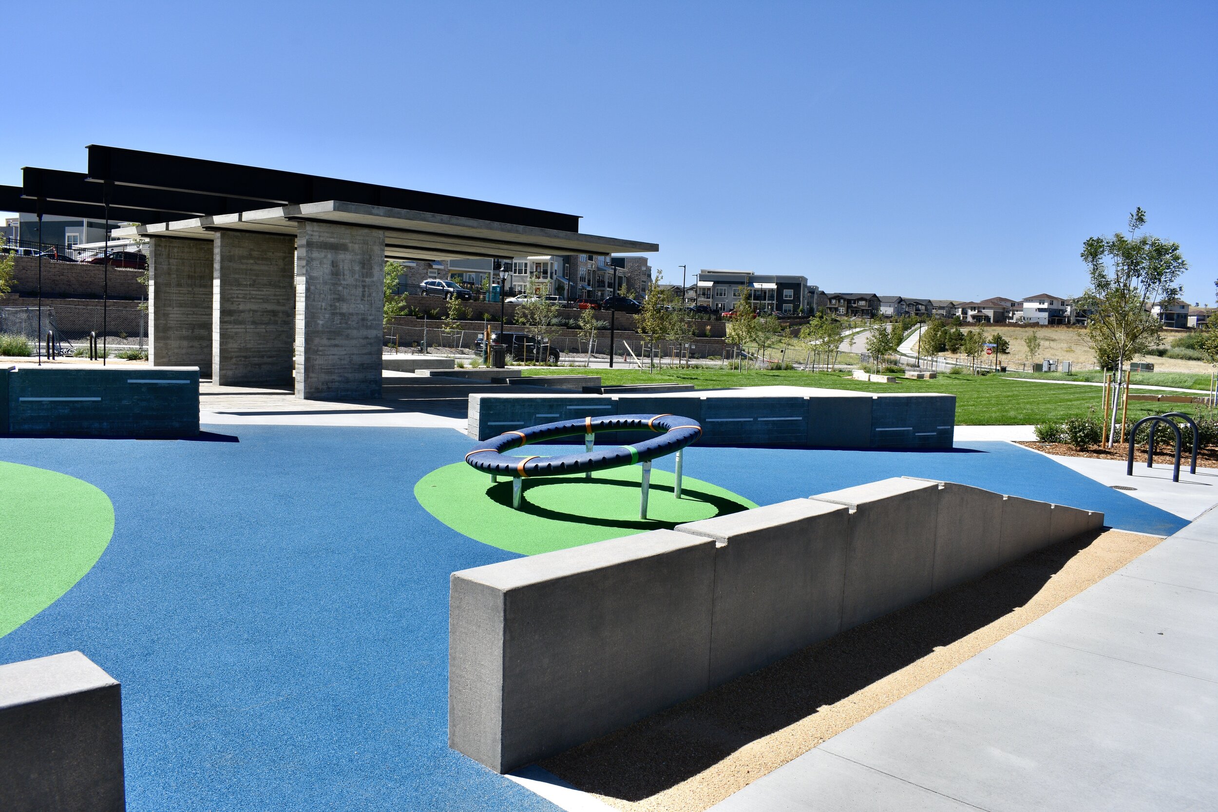 Concrete Installation at Meadows Town Center in Castle Rock, Colorado