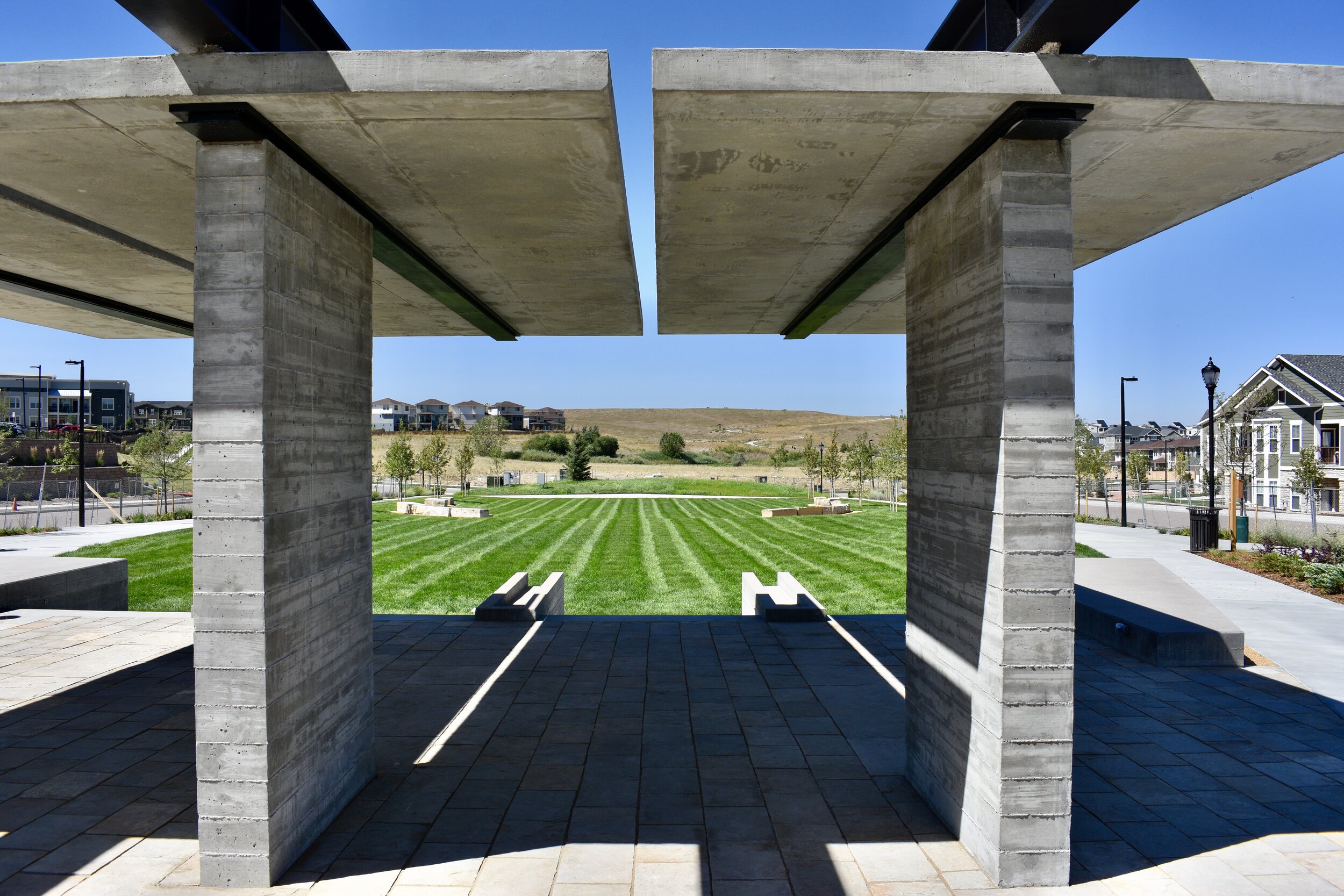 Concrete Installation at Meadows Town Center in Castle Rock, Colorado