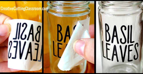 Labeled Spice Jars With The Cricut Explore Creative Cutting Classroom