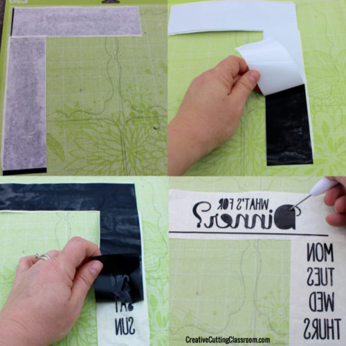 Menu board cricut