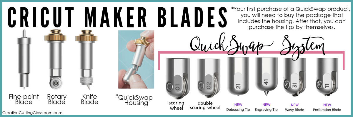 Cricut Maker Tool Bundle Lot#3~Engraving Tip +Quickswap Housing, Scoring,  Deboss