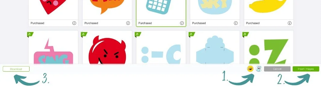 Downloading Images to Design Space Desktop