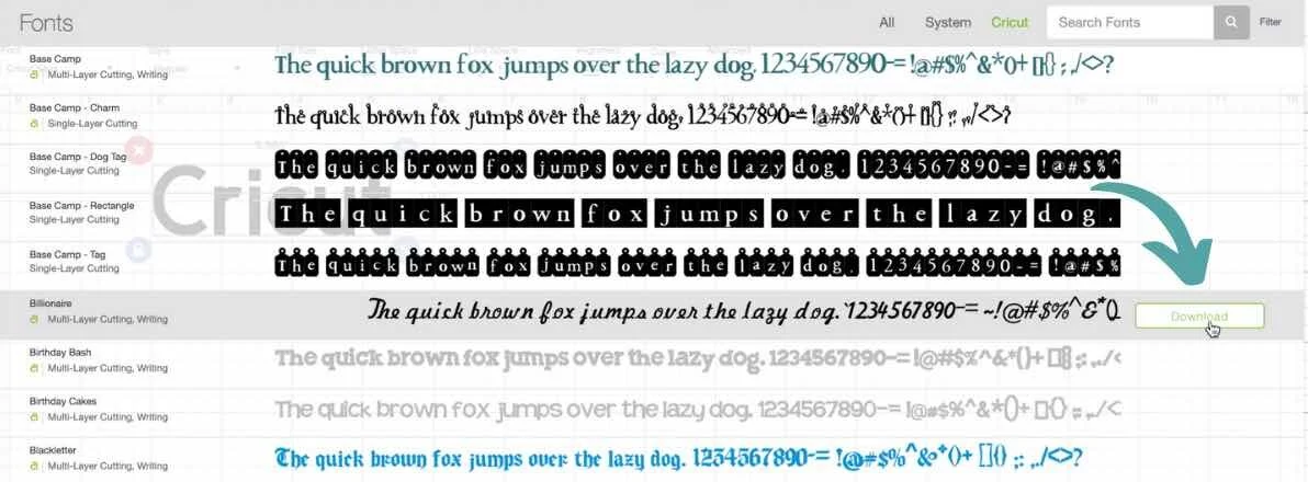 Download Cricut Font to Use Offline