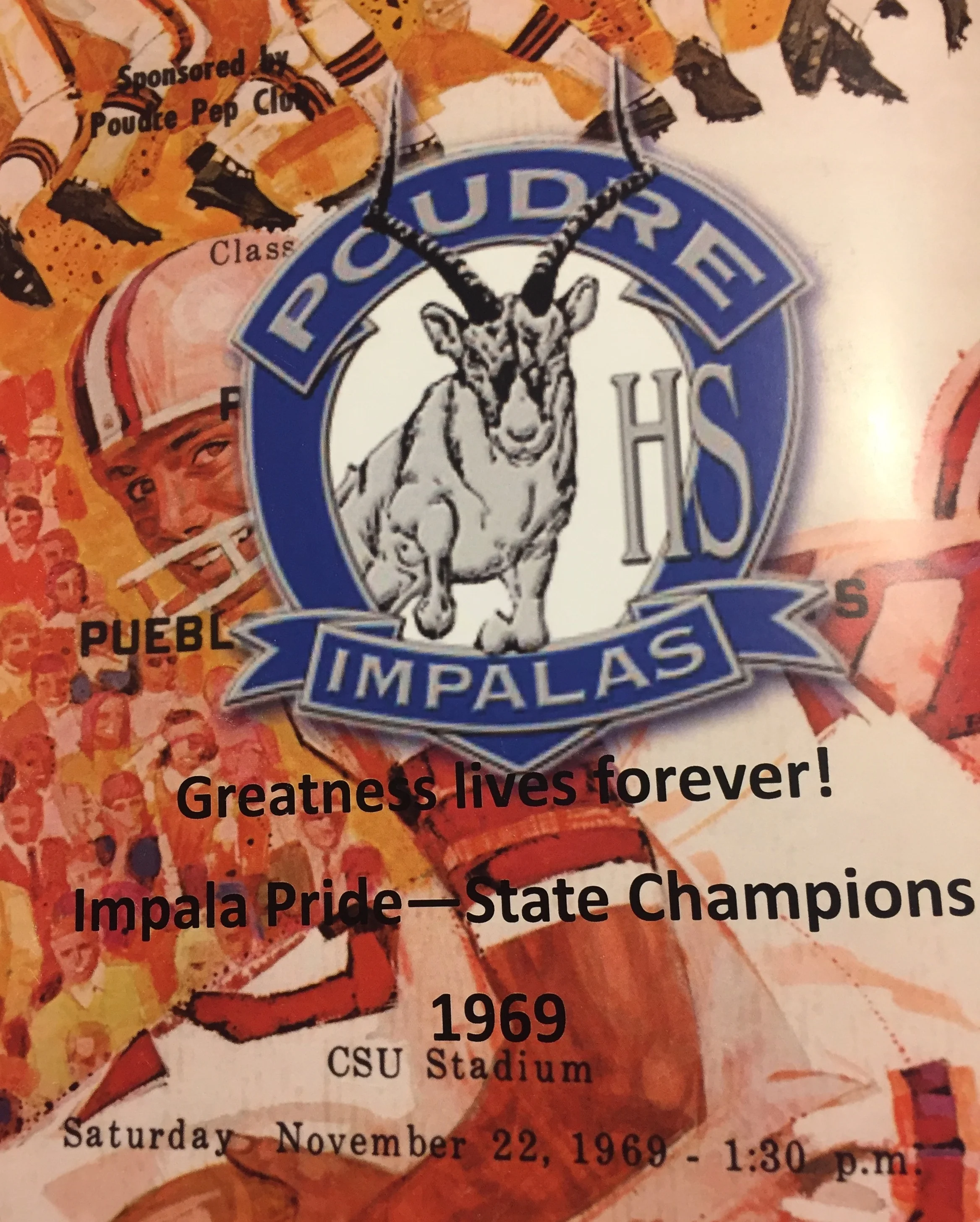 Game Program- 1969 State Championship Game