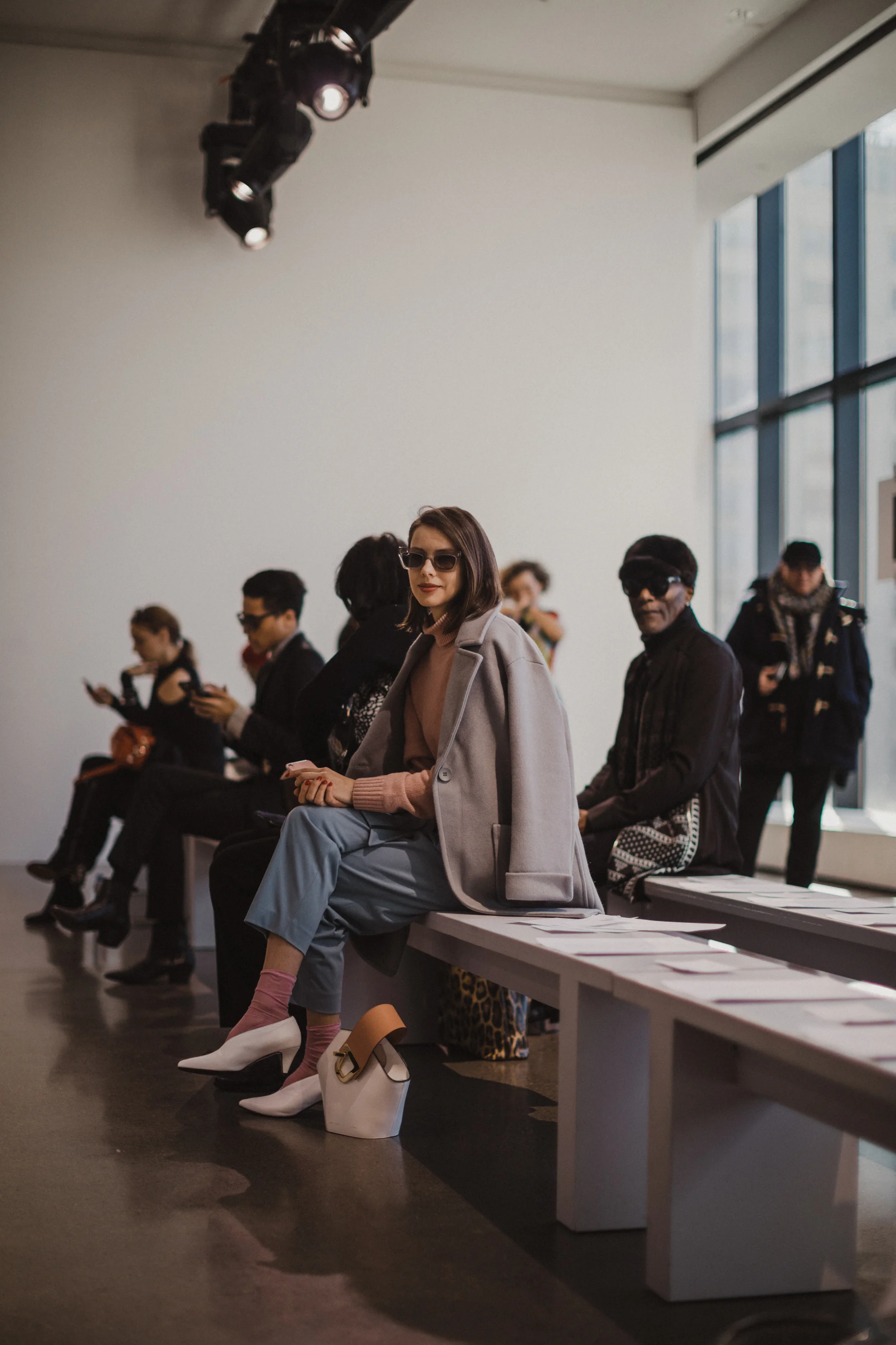 Inside Spring Studios before Bevza show. 
