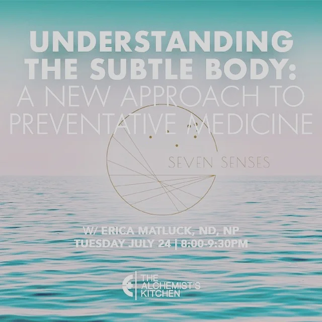 Understanding the Subtle Body: a new approach to preventative medicine 