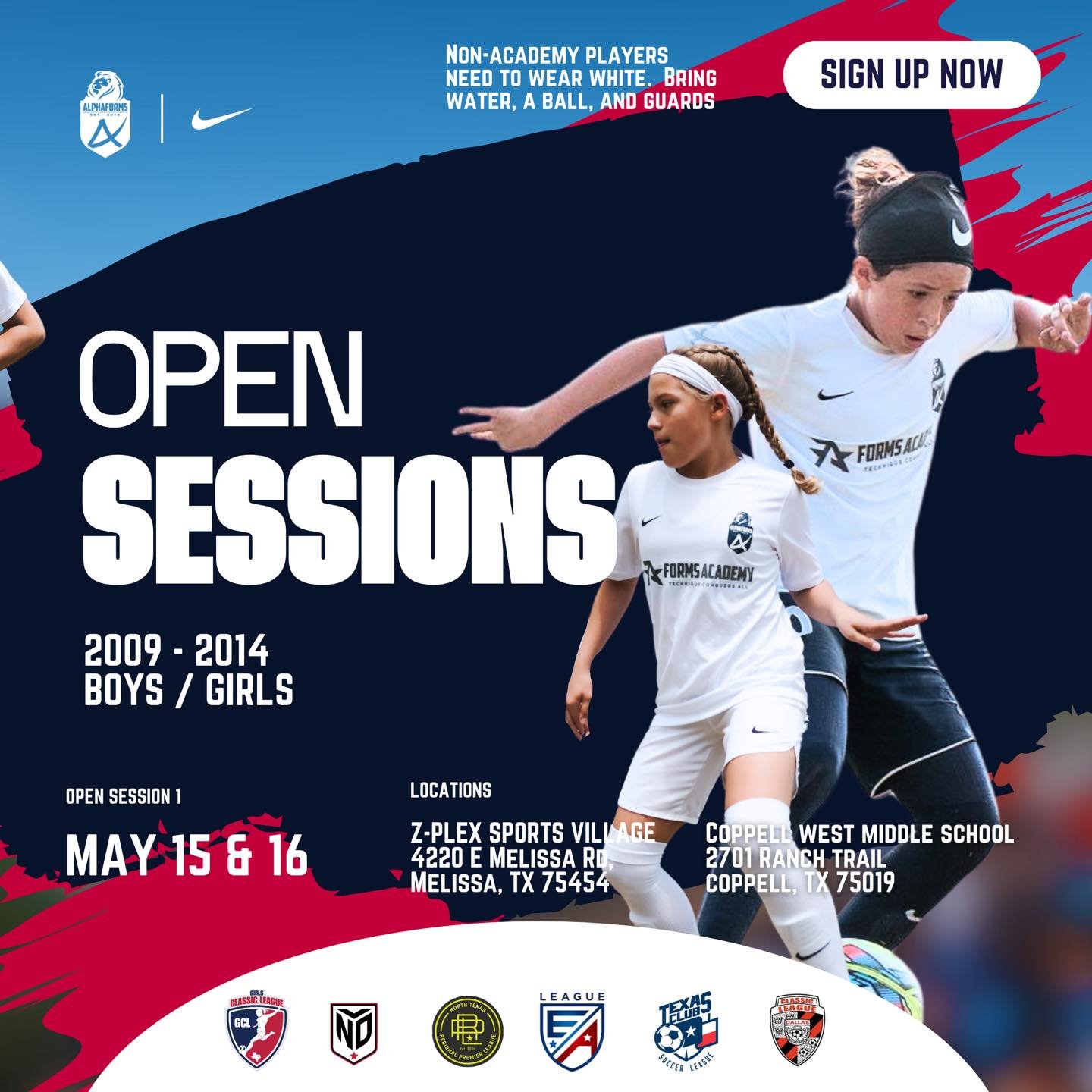 Registration is now open for our Open Sessions, designed for boys and girls born between 2006 and 2014. These sessions offer a unique chance for young players to experience our high-quality training and vibrant team atmosphere firsthand.

#opensessio