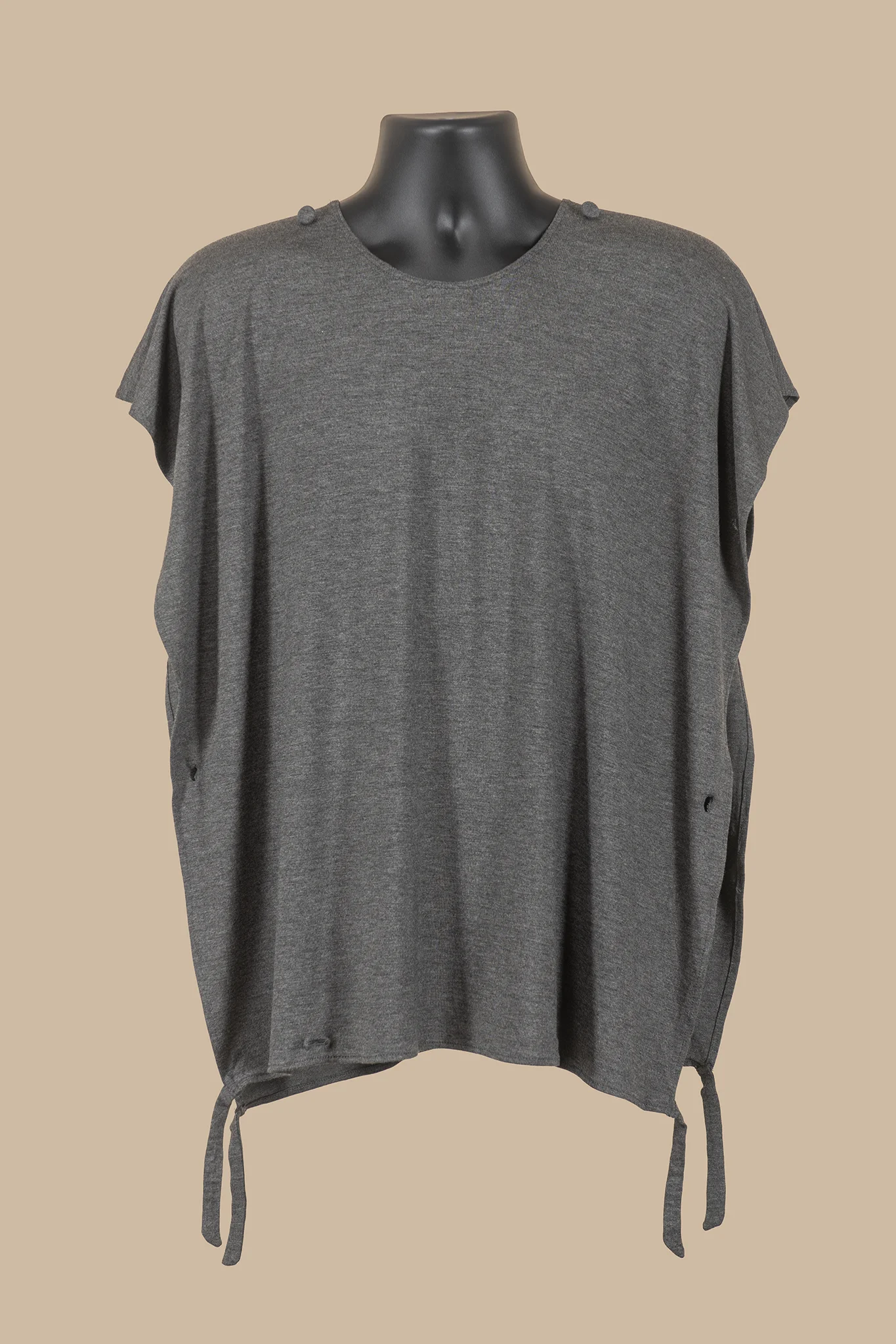 stone gray convertible shirt