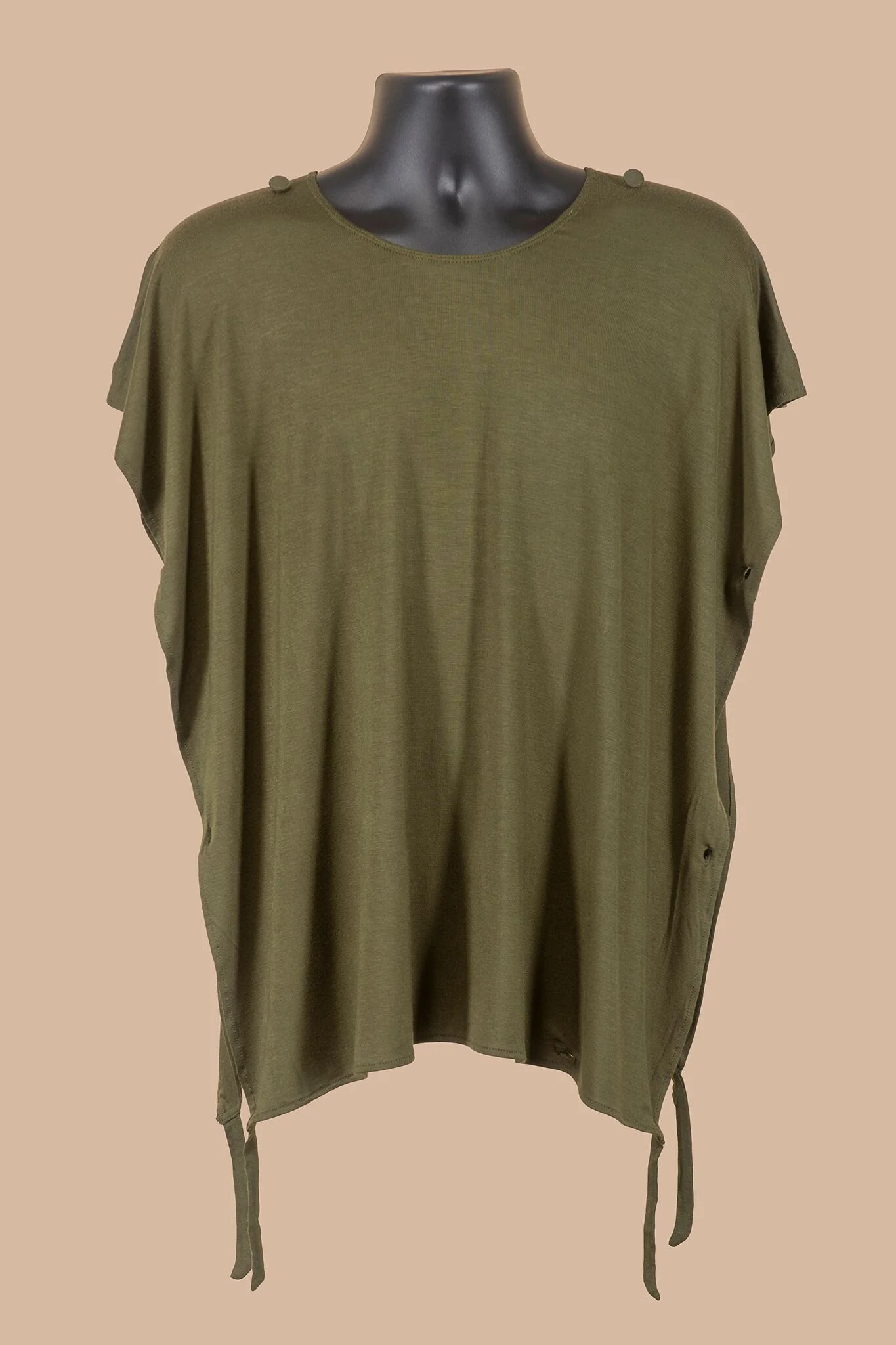 olive green convertible short shirt women men unisex