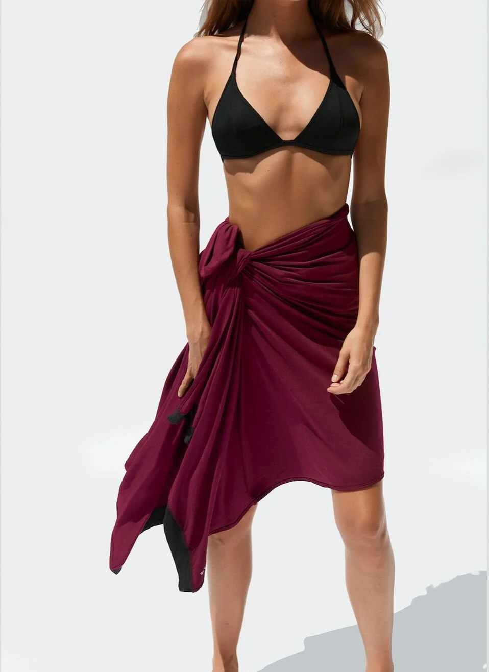 burgundy wrap shawl scarf sarong