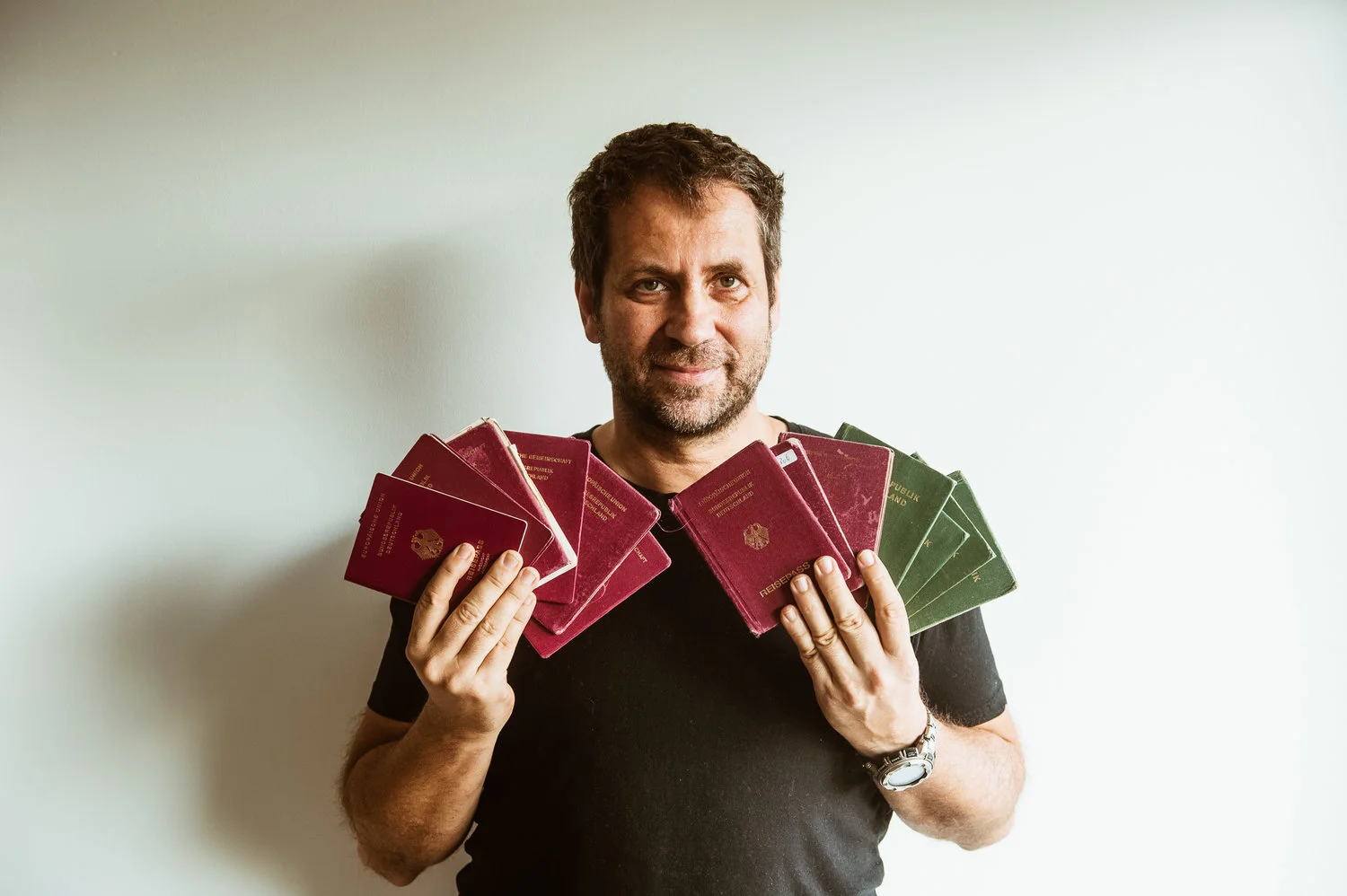 Michael Runkel holds 13 passports after traveling to all 193 U.N. countries.