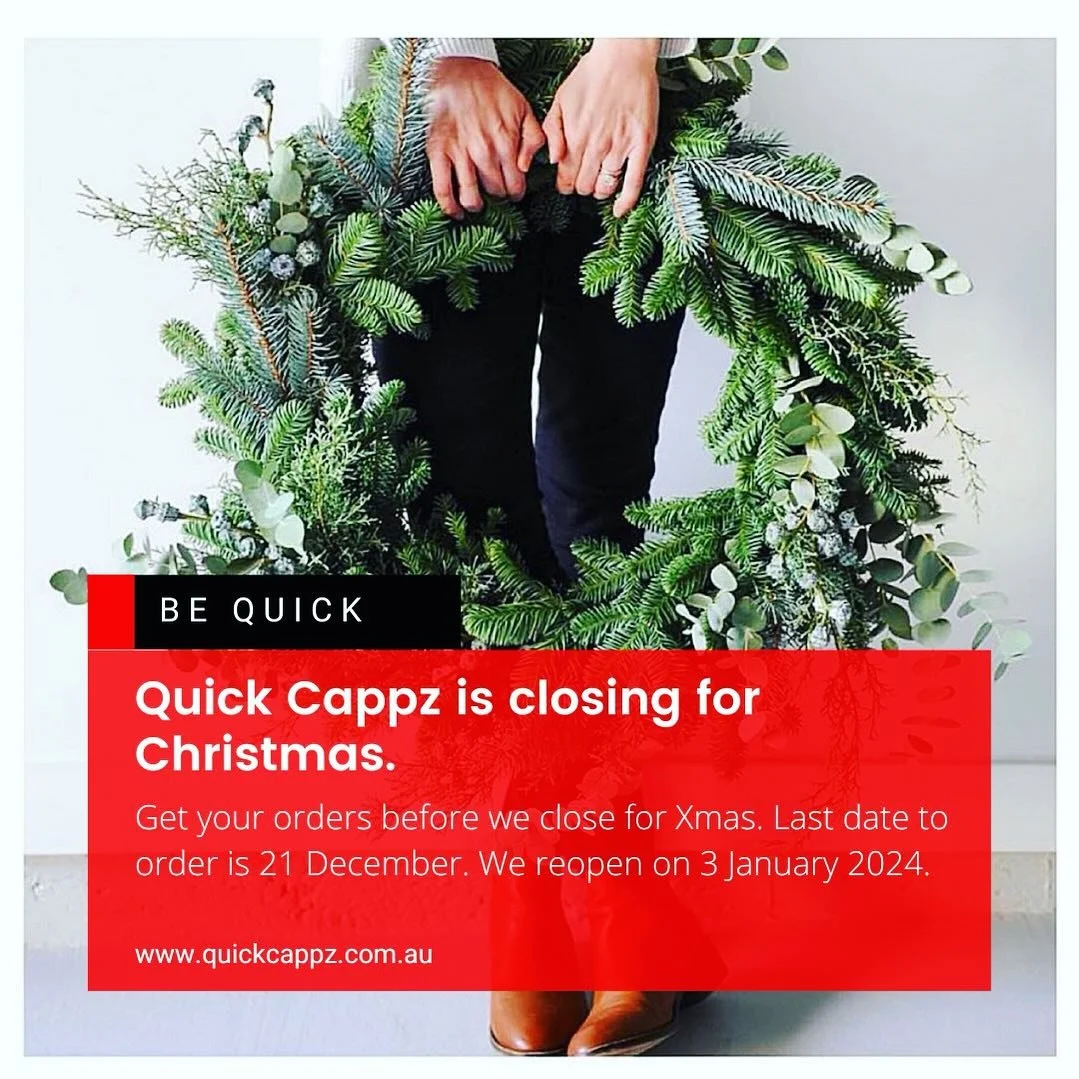 Get your orders in before we close for Christmas. Last date to order is 21st December. We will reopen on January 3.  #draincamera #draininspection #cctvdraincamera #cctvdrainagecamera #plumbermelbourne #plumbernearme #plumberoakleigh #quickcappz #lea