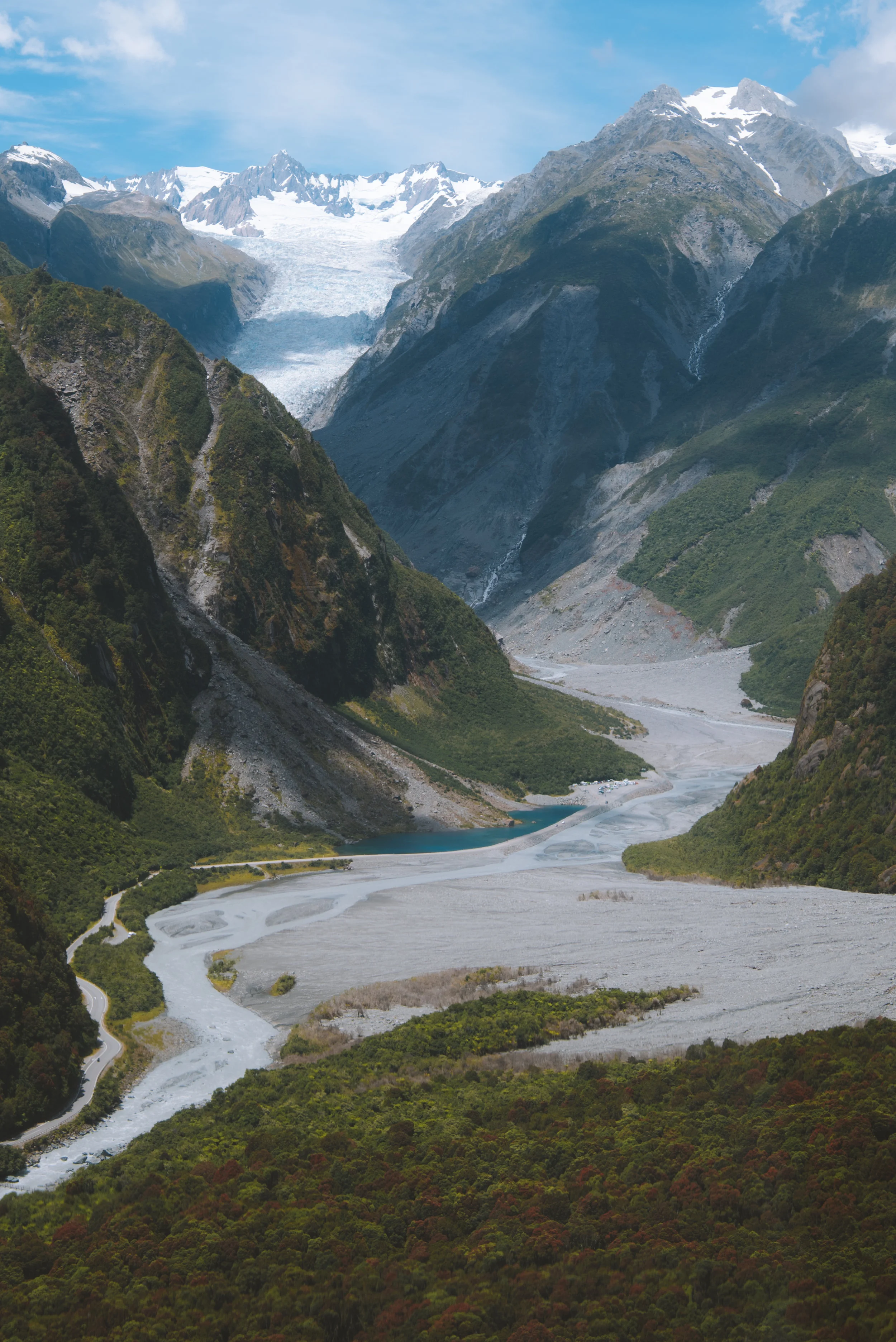 Fox Glacier Aerial