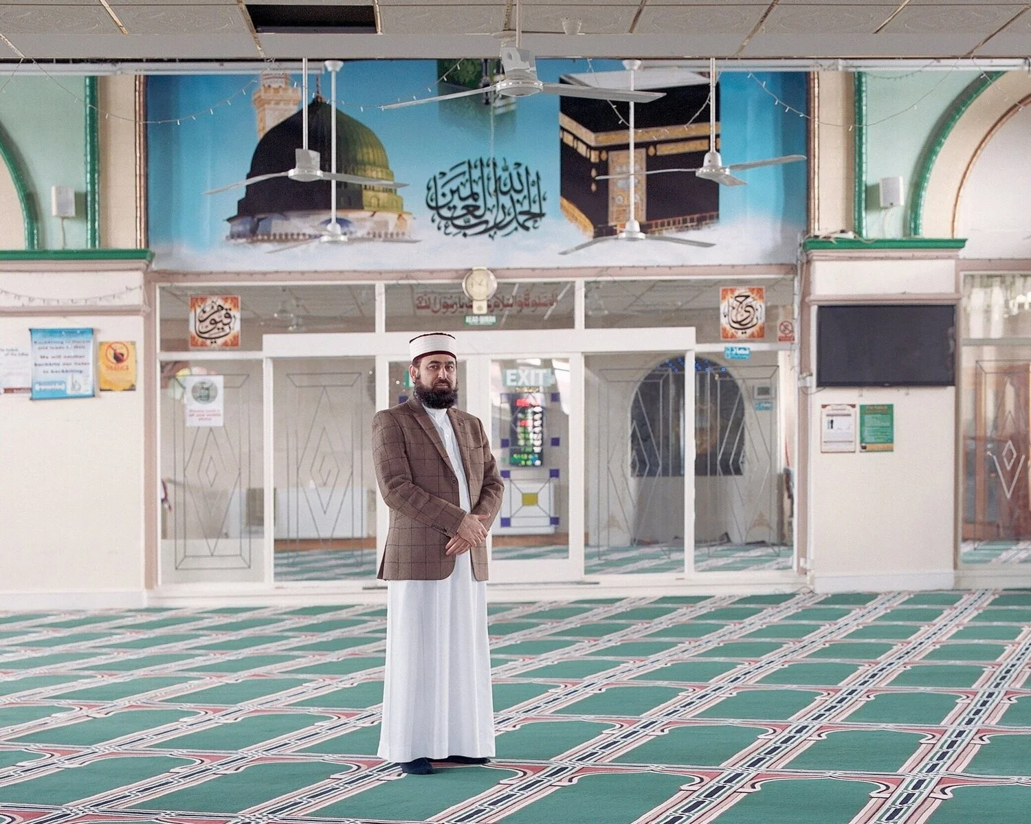 Senior Imam Muhammad Ikhlaq Mubarak; Jamia Masjid Al Madina Mosque, Middlesbrough, April, 2020