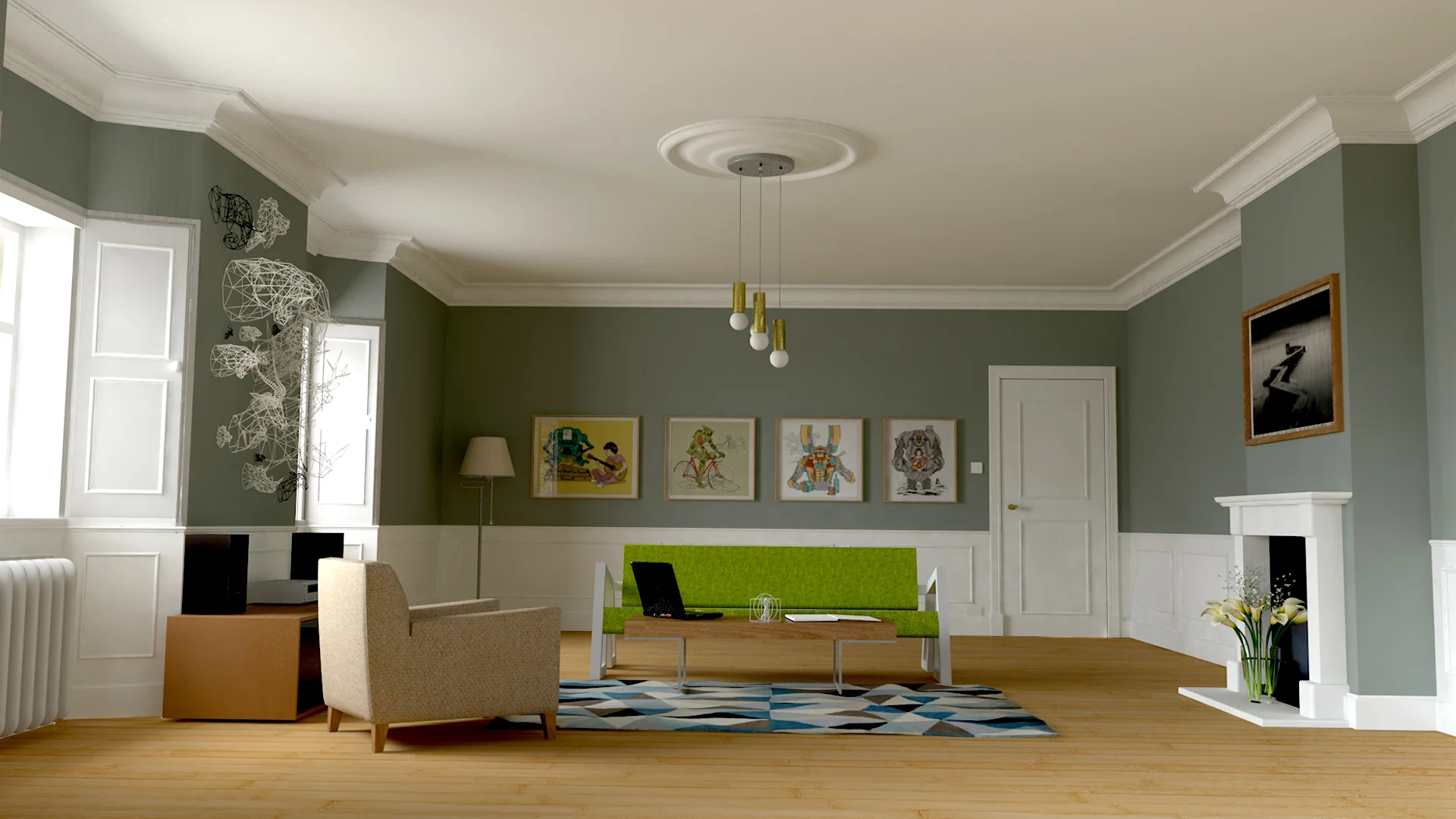 3D Interior Showroom