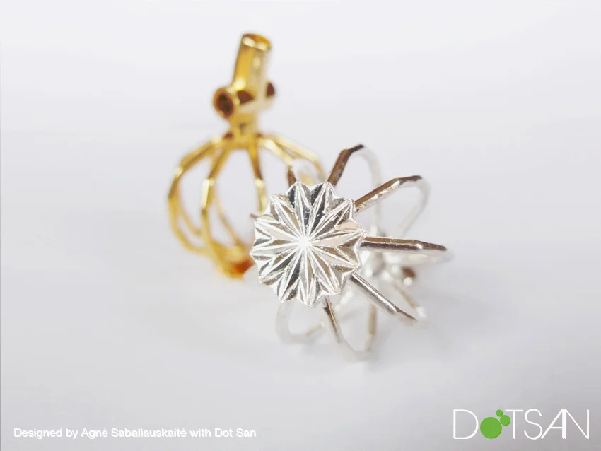 3D Printed Poppy Pendant