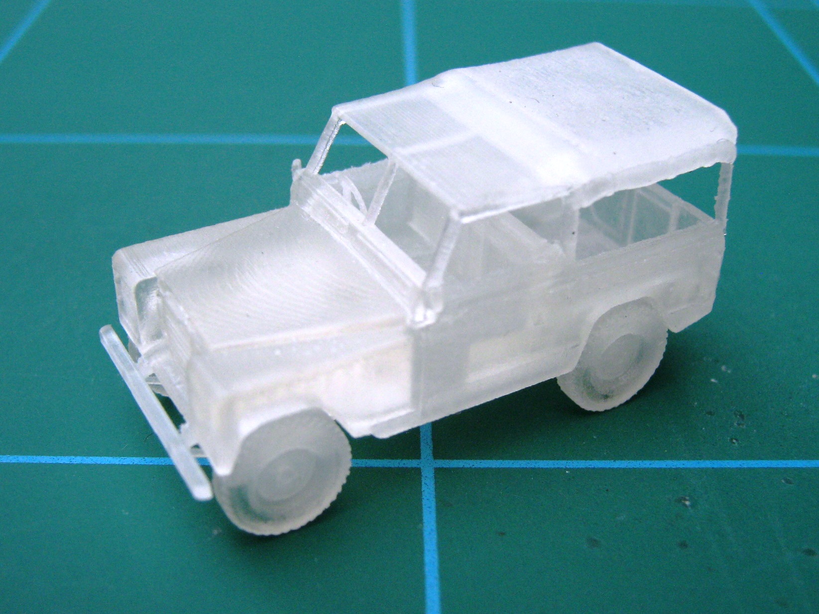 3D Printed 1/87 Landrover