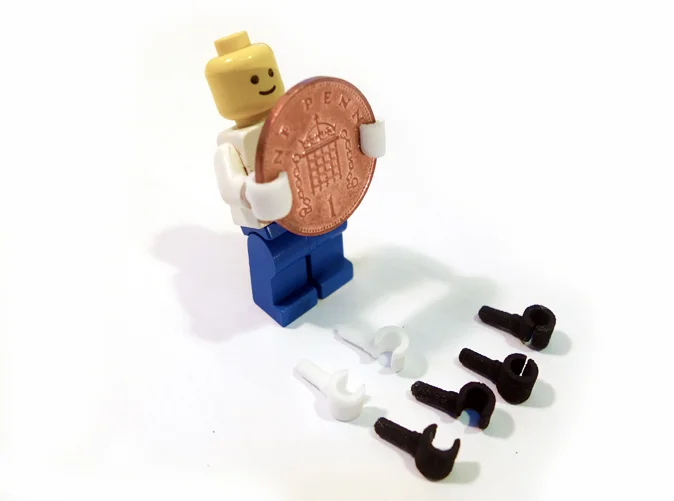 Custom Lego Mini-Fig 3D Printed Hands