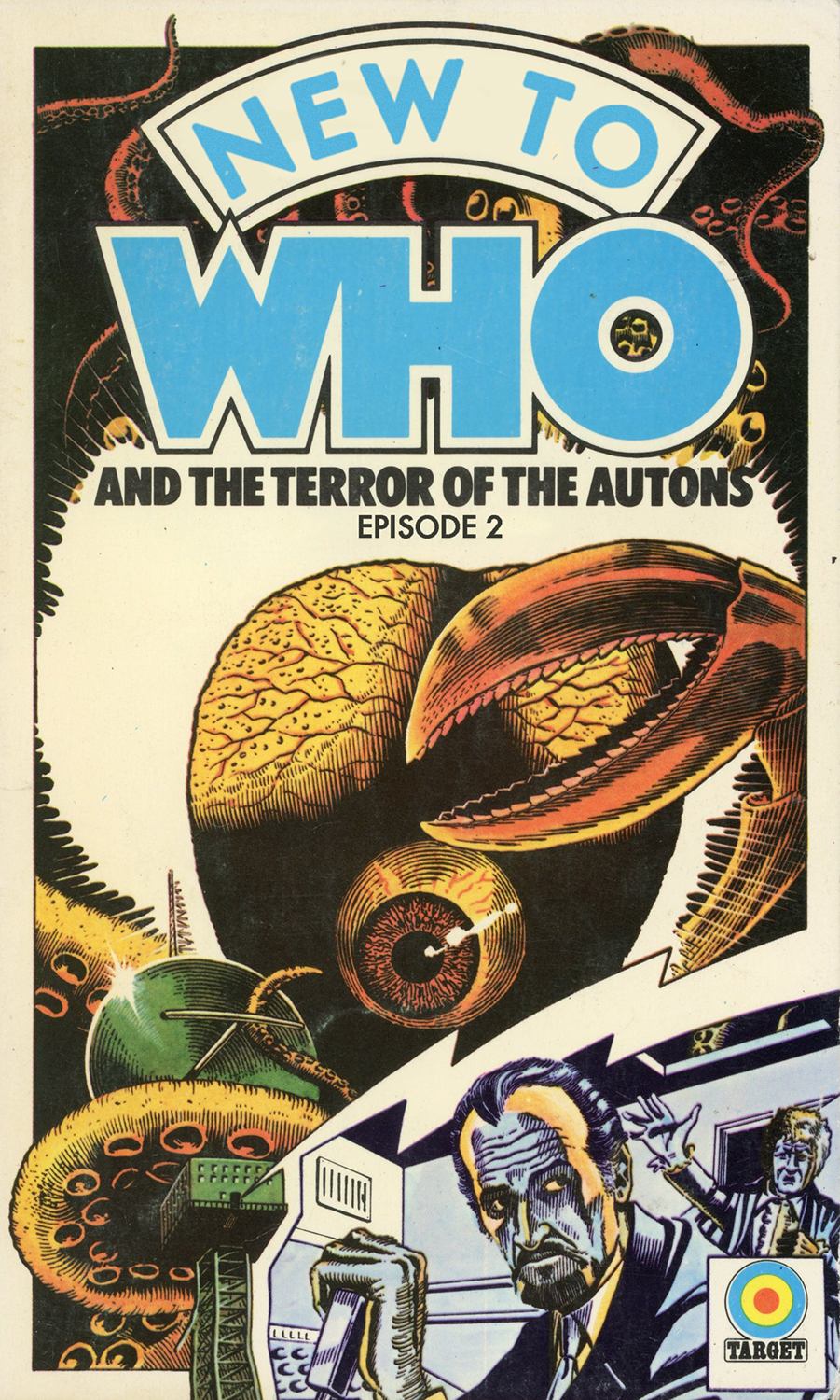 Original cover art for the 1975 Target novelisation by Peter Brookes