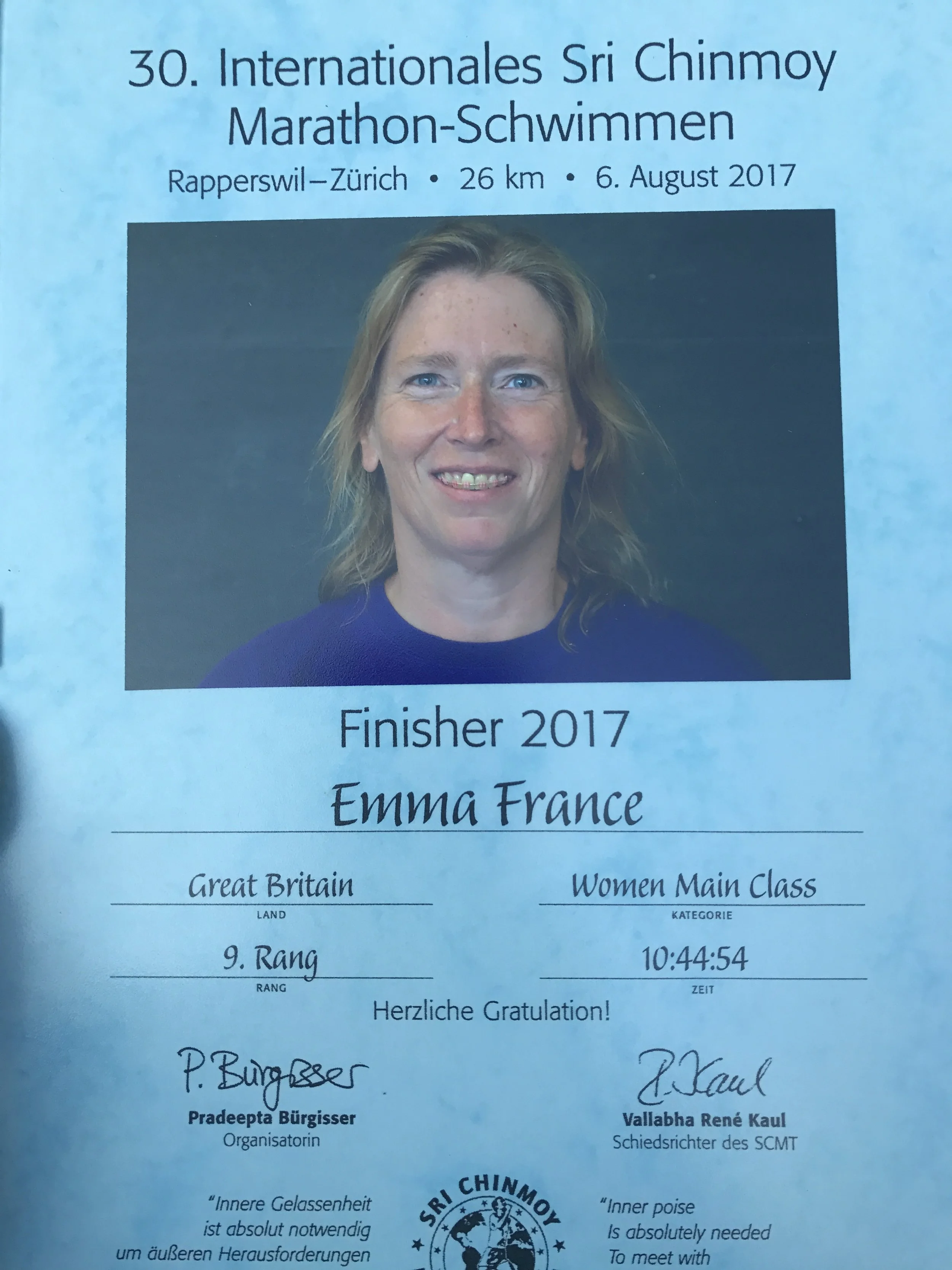 Lake Zurich 6th August 2017