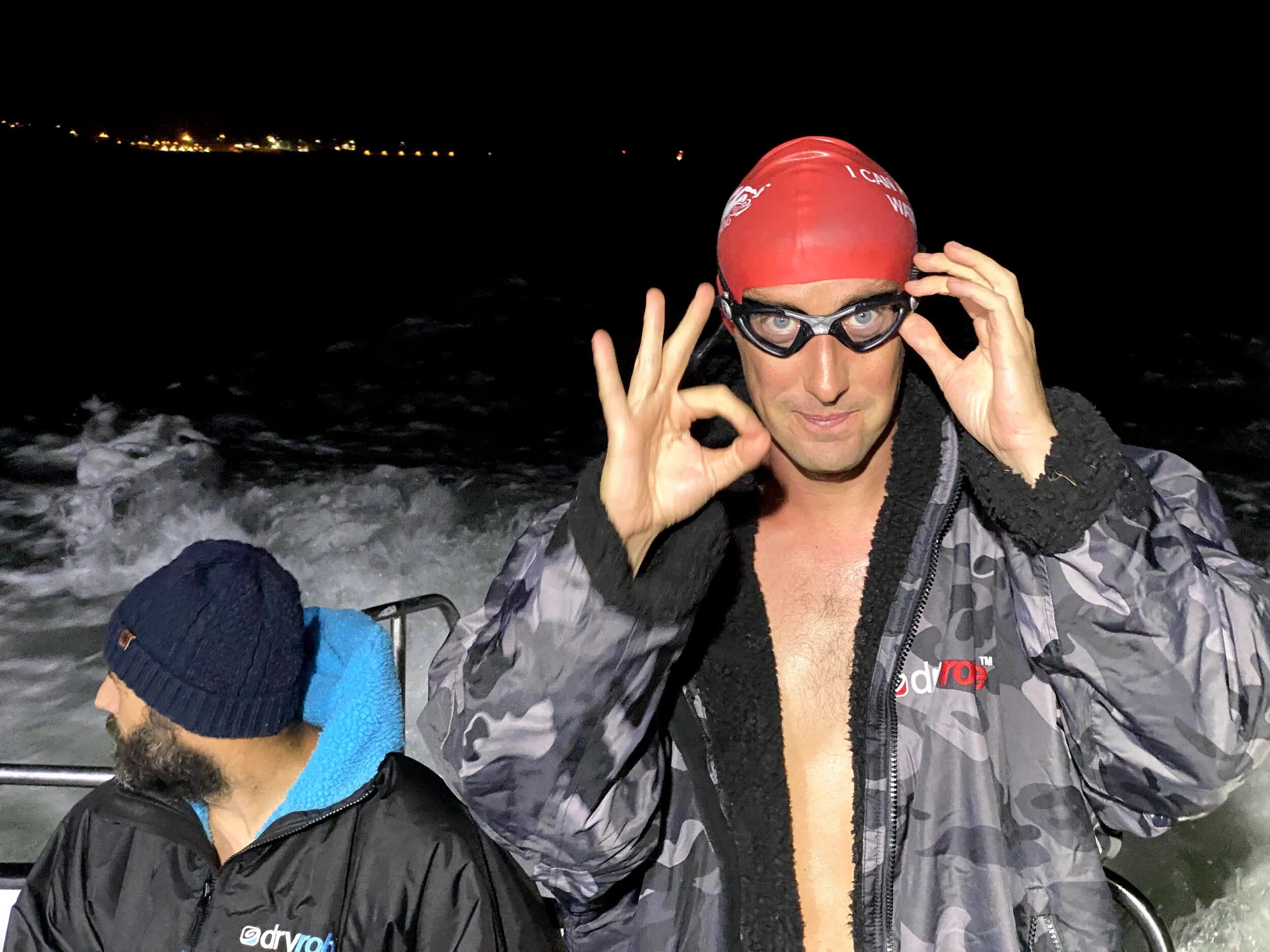 1.  Steven ‘Slip’ BoyleSteve has trained with DCT all season and never ceases to entertain.  Early on he found the cold challenging until he realised that he was actually more ok than he thought.  After that it was boredom or hunger or a host of other reasons.  He never failed to entertain with his creative responses.  Steven tried slipping out at the slipway and the nickname ‘Slip’ was born.  Don’t be fooled by any of this though, he’s a speedy one for sure.