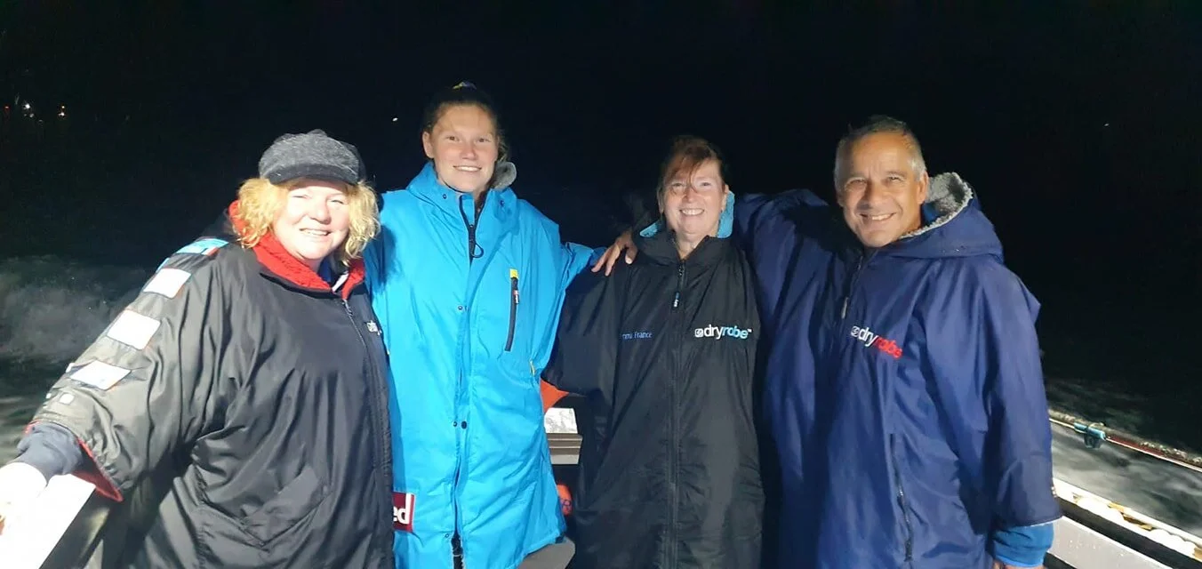 On Sea Leopard on our way to the start