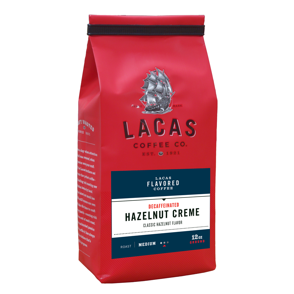 Hazelnut Cream DECAFFEINATED — Lacas Coffee Company