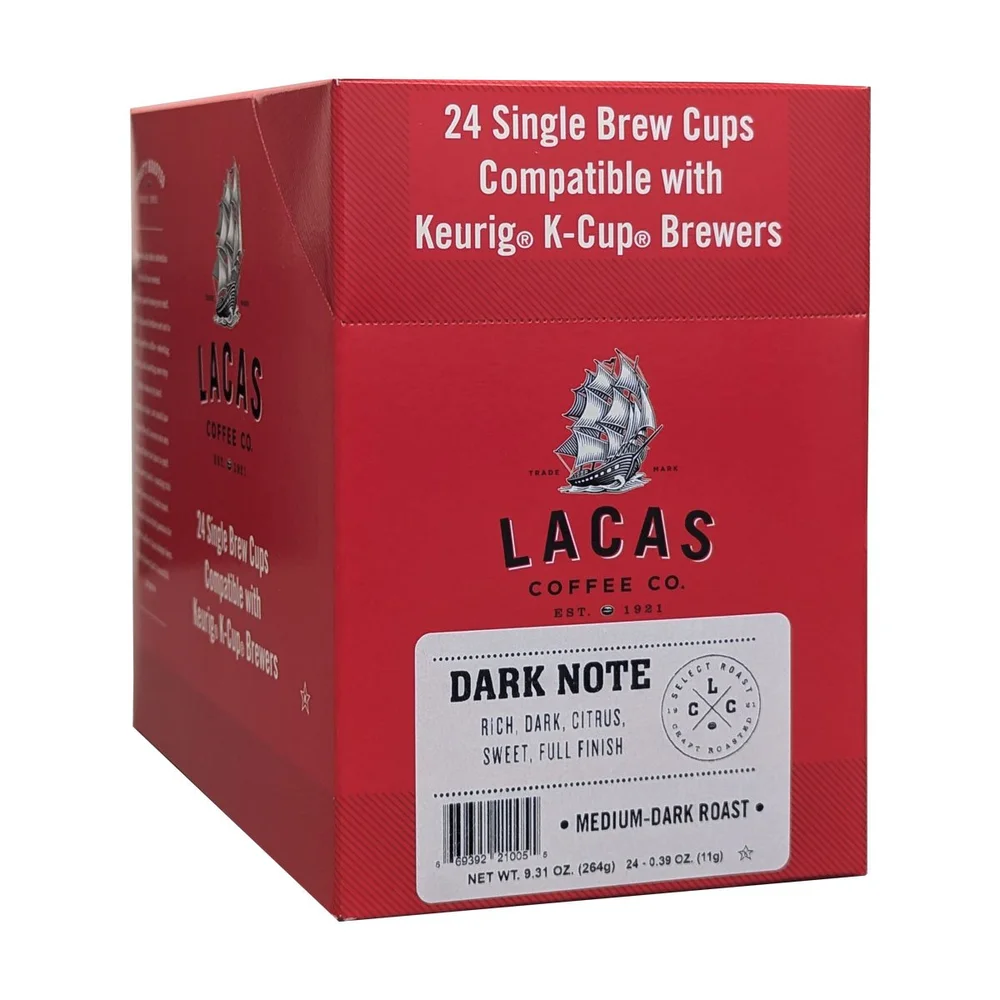 Dark Note Single Cups  Lacas Coffee Company
