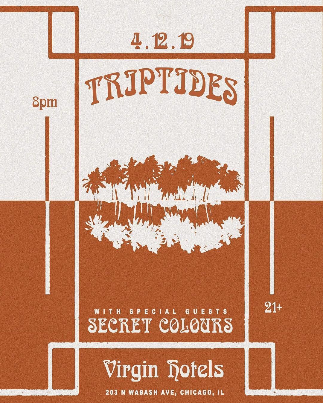 Very excited to share the stage with @triptides and @daydreamreview this Friday at @virginhotelschi 🖤🖤Free show, space is limited! #chicagomusic #psych