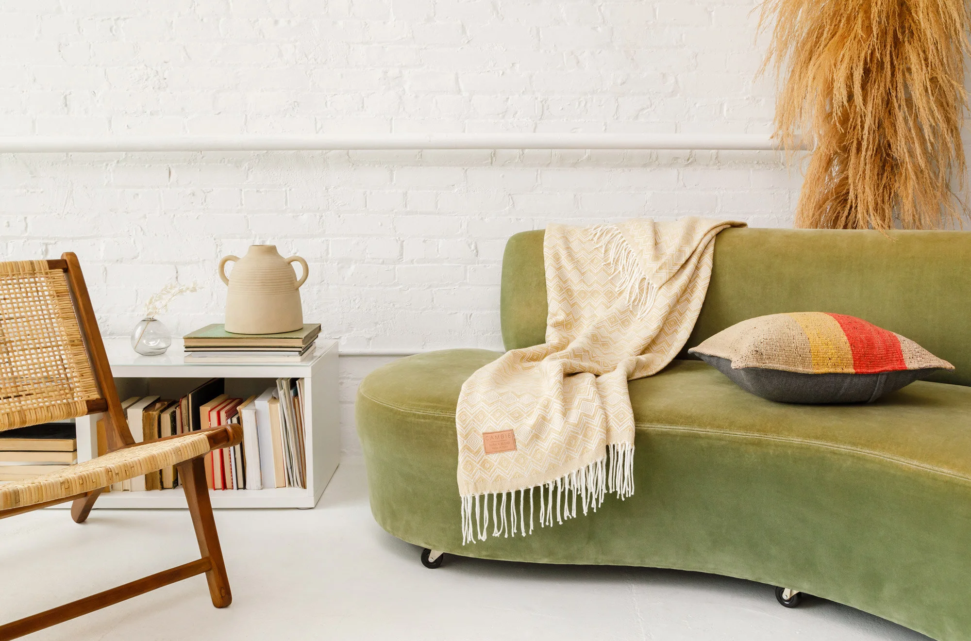 An image from a campaign Becca shot for Cambie Design.