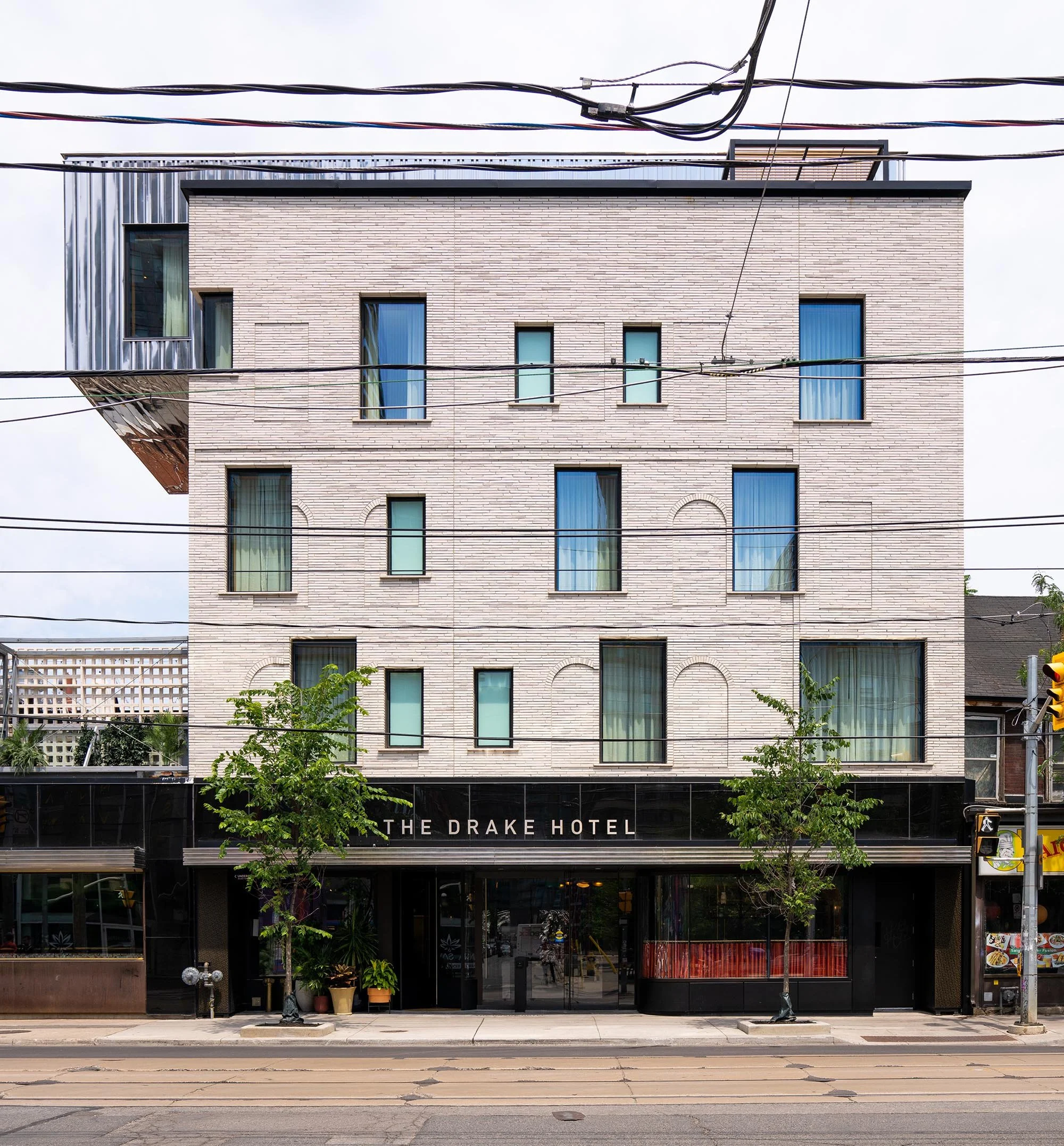 Modern wing of the Drake Hotel.