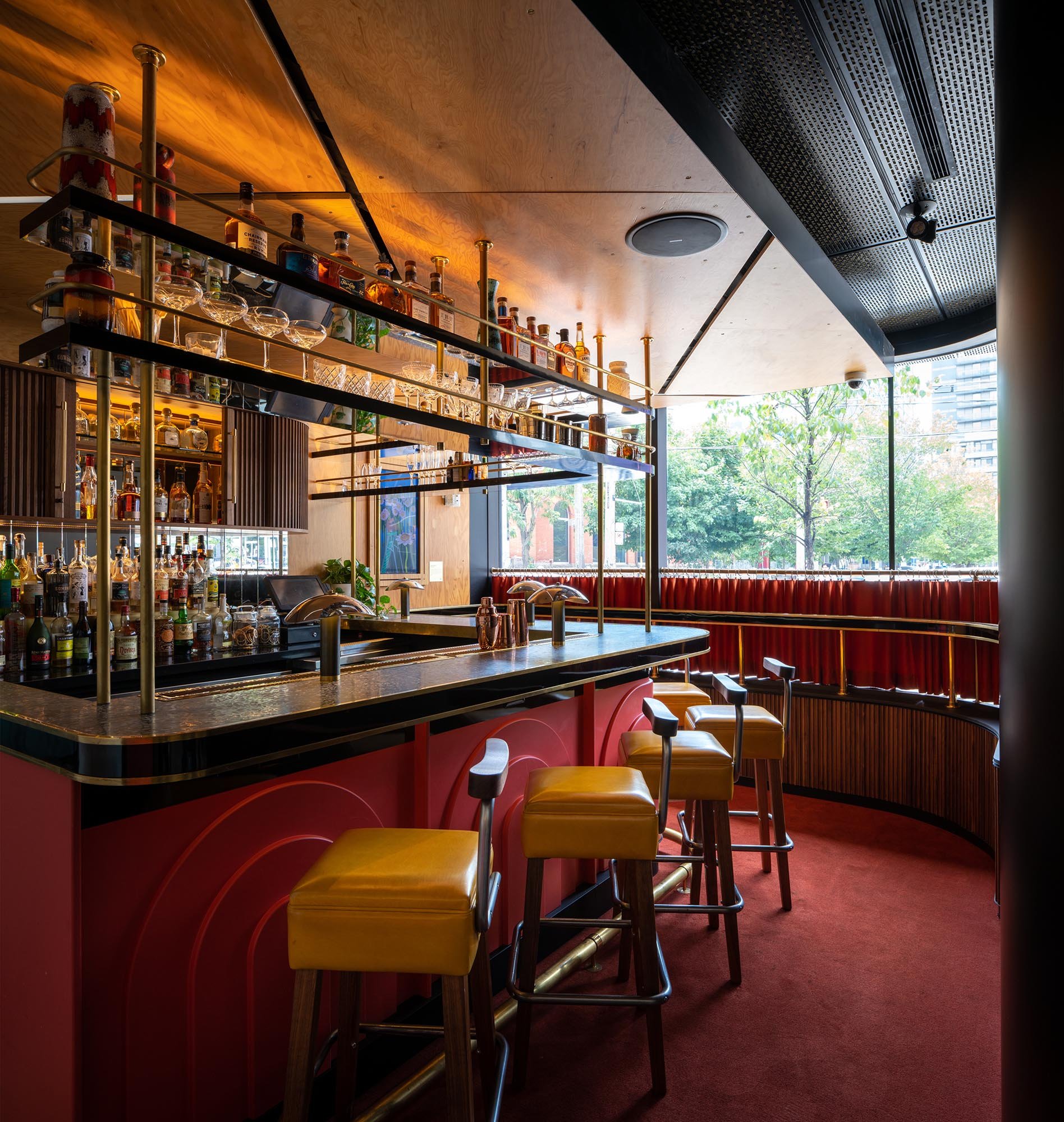 Vintage inspired bar at the Drake Hotel, Toronto.