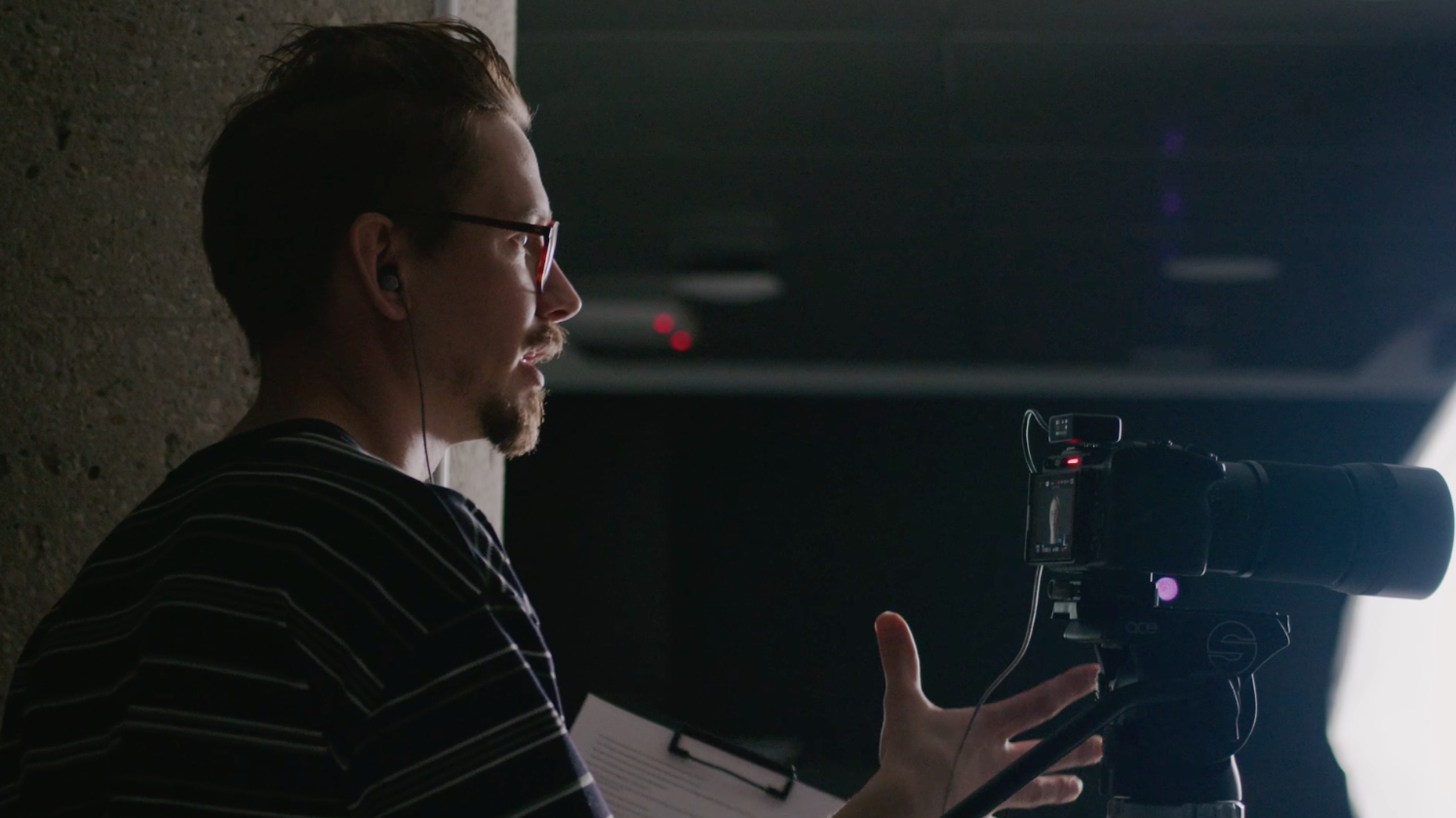 Behind the scenes of a professional video interview for University of Toronto