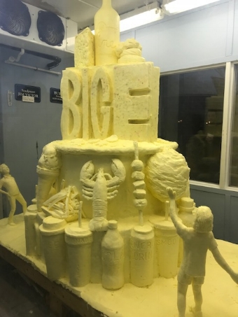 2017 Butter sculpt at the Big E (Eastern States Exposition)