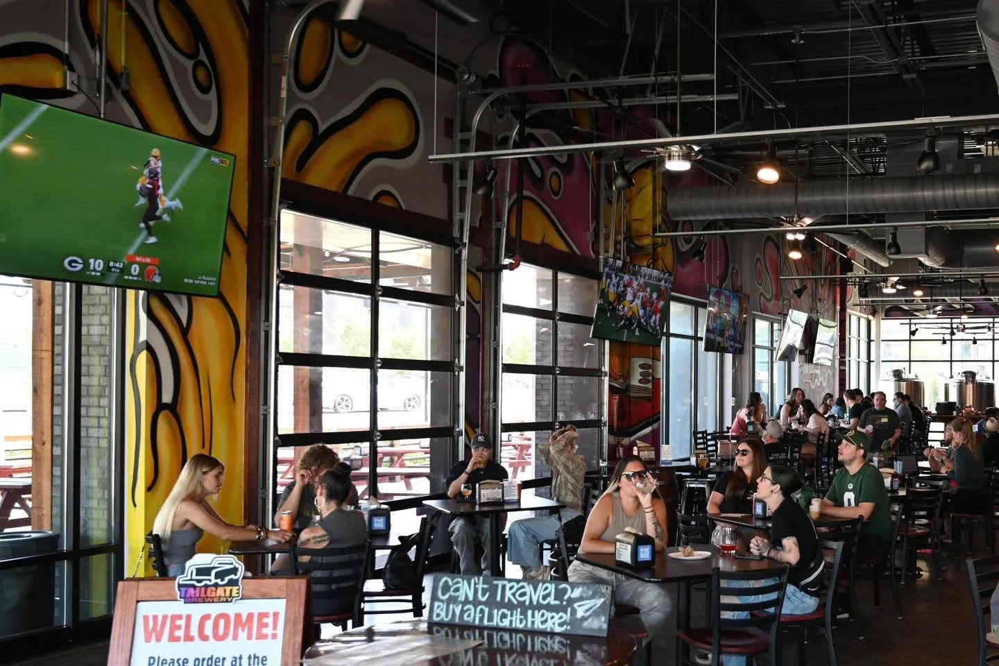 The game is on, the beer is cold and the pizza is hot! 🏈 THIS IS WHAT WE&rsquo;VE BEEN WAITING FOR! Come cheer on your favorite team today and join us for the puppy bowl at halftime. Nothing better than watching football on a Sunday afternoon!