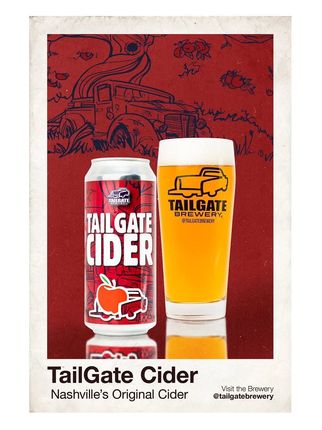 It ain&rsquo;t the heat that get&rsquo;s ya. It&rsquo;s the cider.
Did you know that TailGate cider is Nashville&rsquo;s original cider?

One of my favorite things about our cider is that it seems to bend and mold right along with the Tennessee seaso