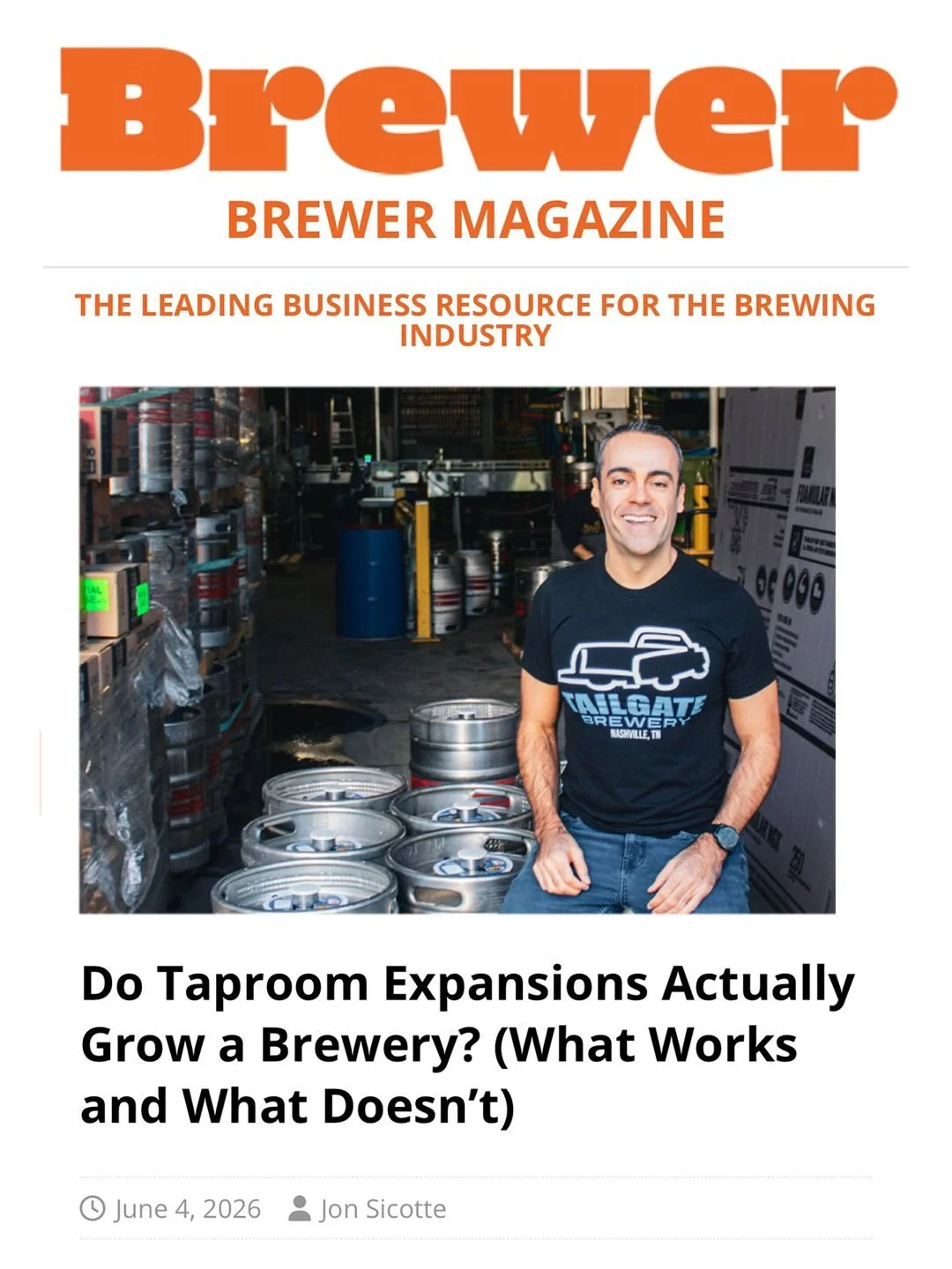 We&rsquo;re over here doing our thing and learning lots along the way. We&rsquo;re always humbled when others take notice! You can read the rest of this article and other in the bio link. From the bottom of our hearts, thank you, Tennessee! Now, back