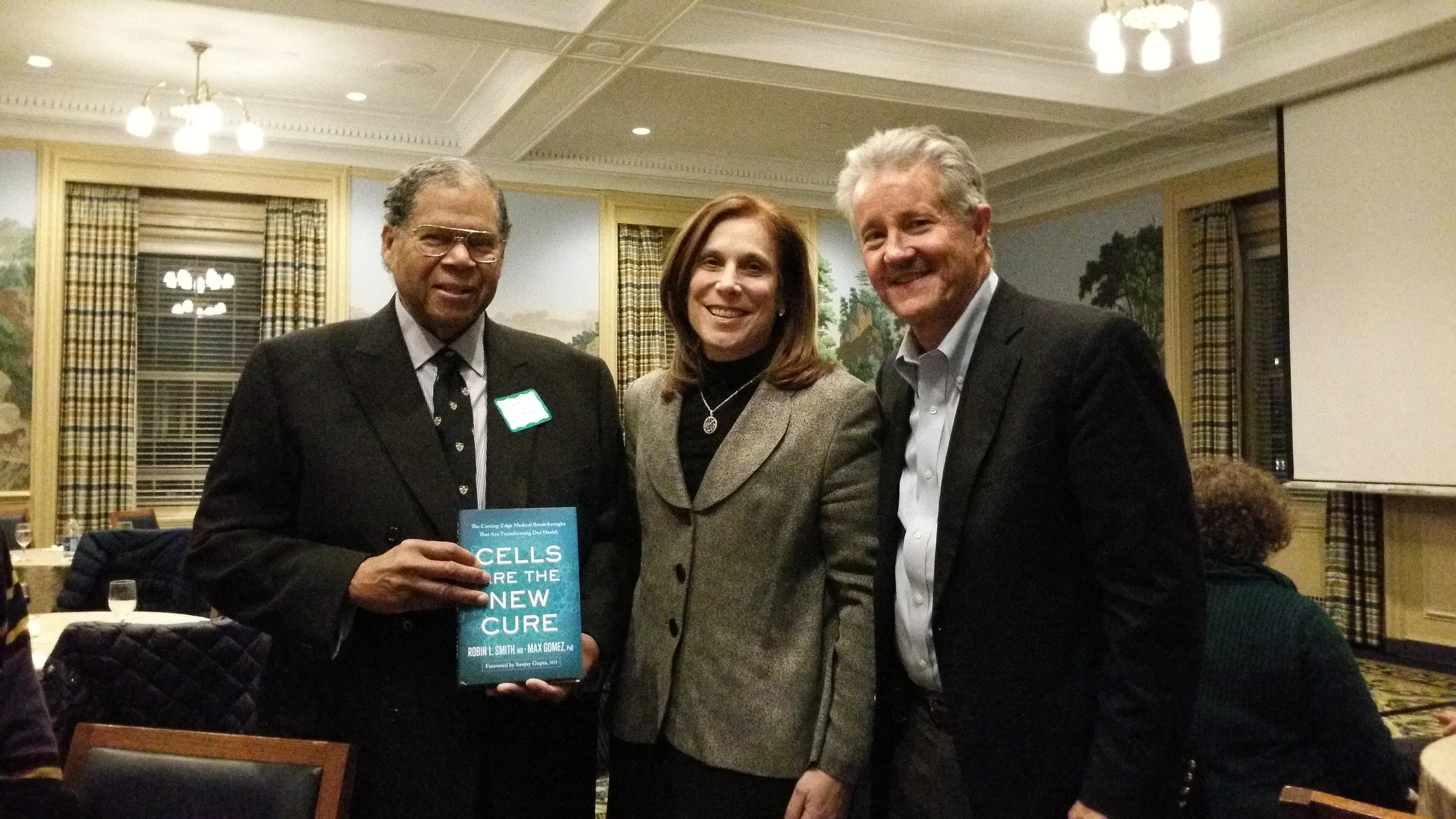 Dr. Robin L. Smith and Dr. Max Gomez presenting Cells Are the New Cure
