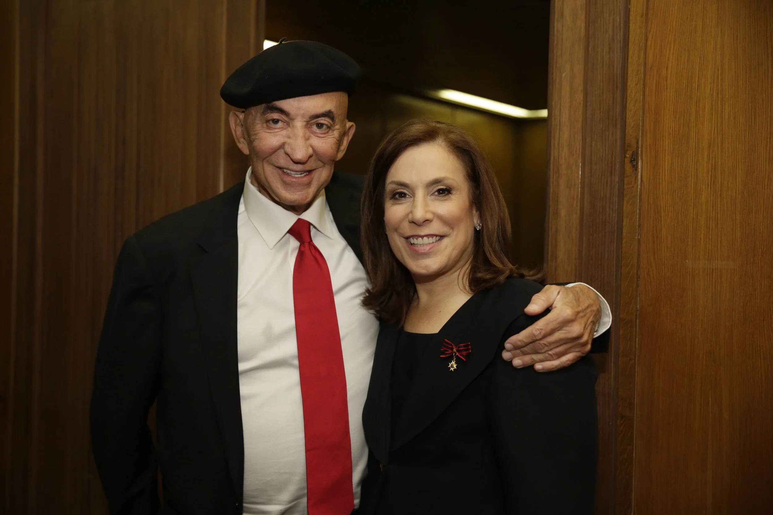 Dr. Robin L. Smith with Dr. W.E. "Ed" Bosarge at the Fourth International Vatican Conference (April 2018)