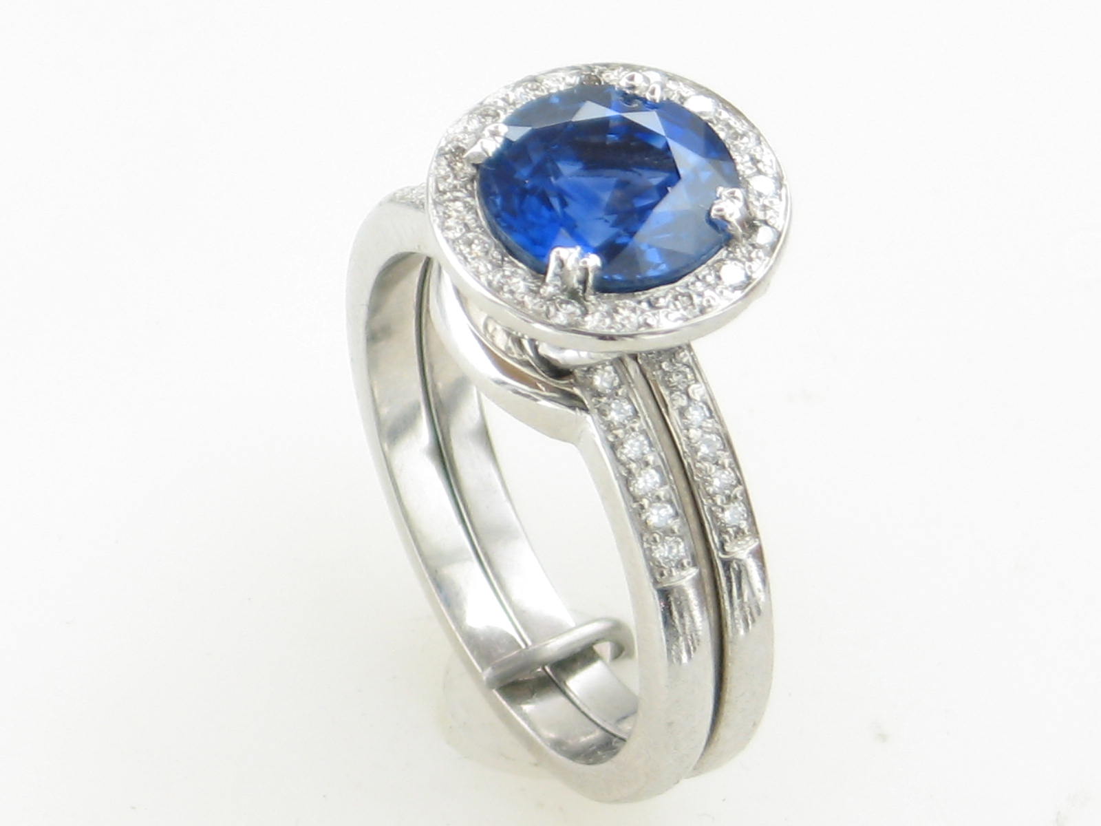 sapphire princess ring