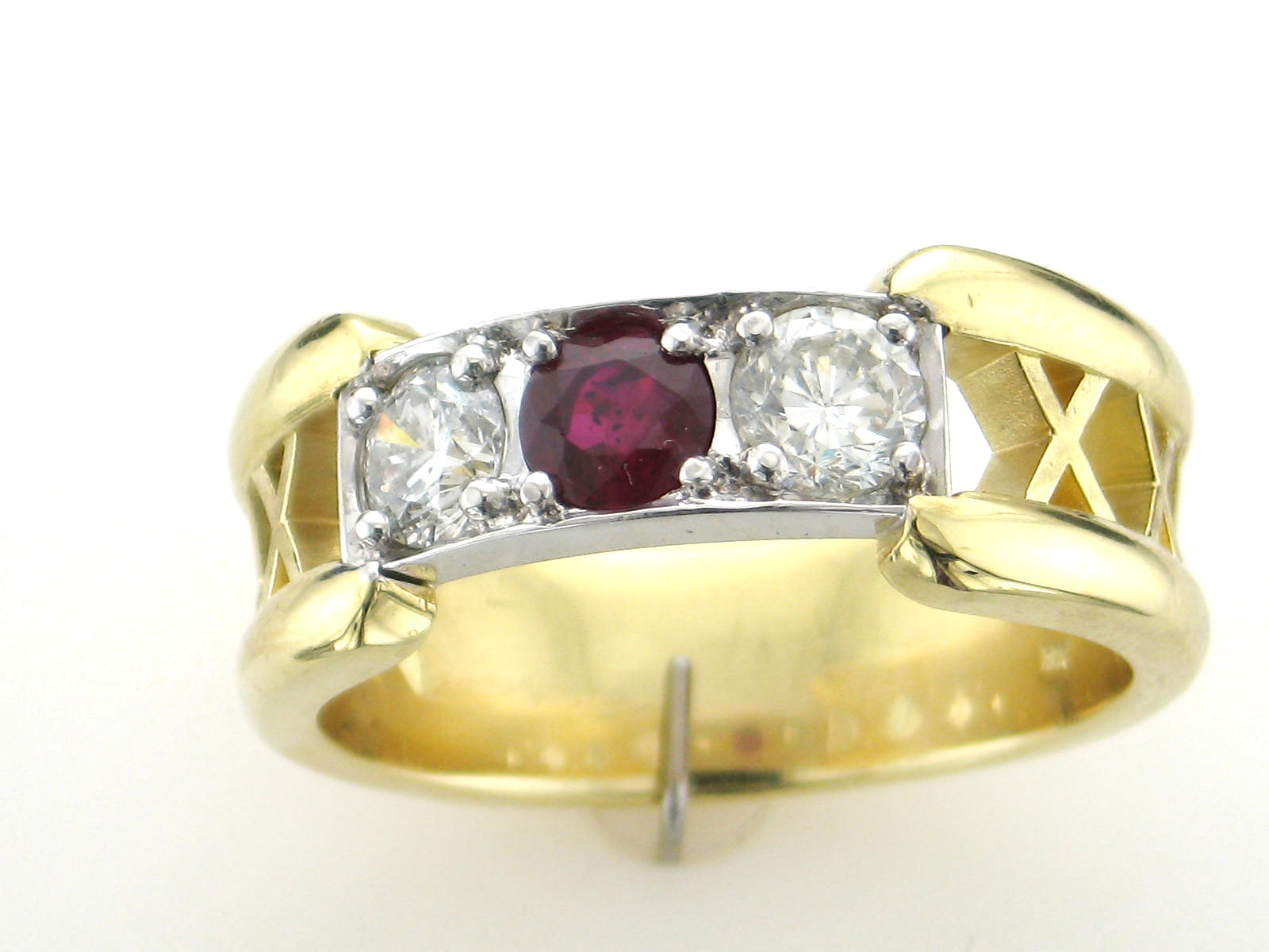 ruby and diamond ring