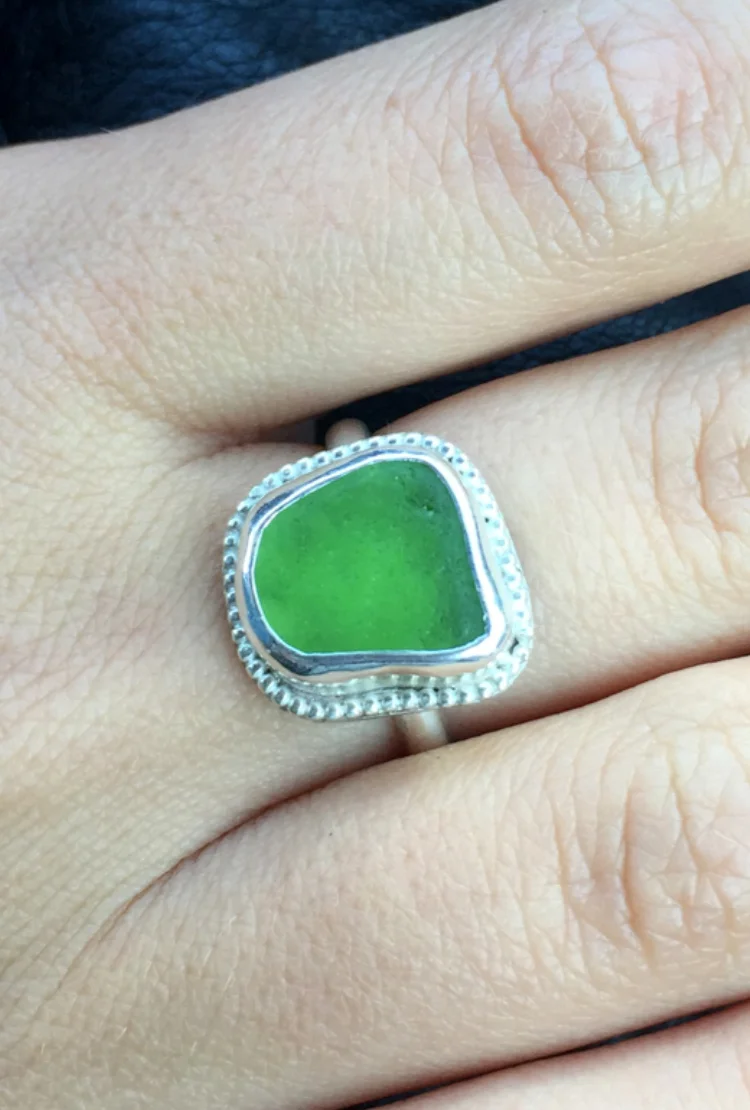 Silver and seaglass RD-212