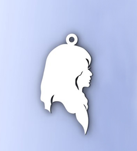 silhouette charm