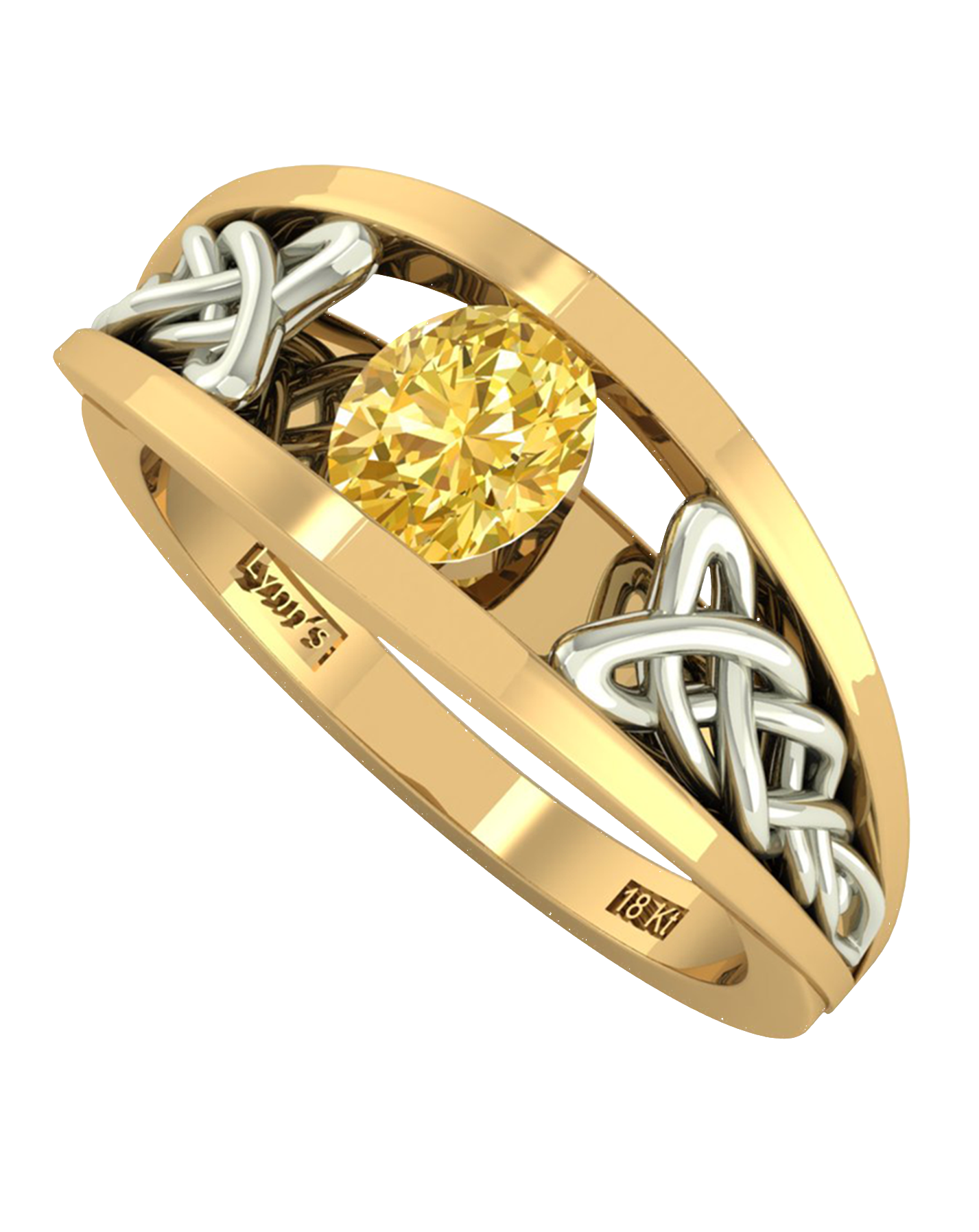 yellow diamond ring