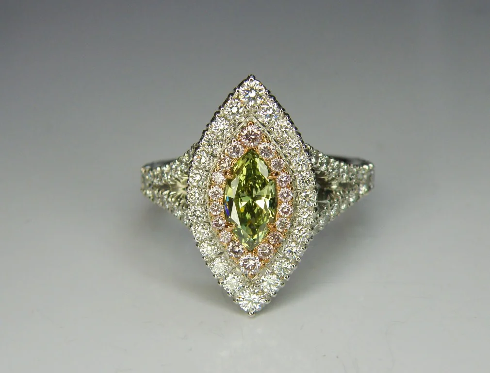Chameleon Diamond Ring