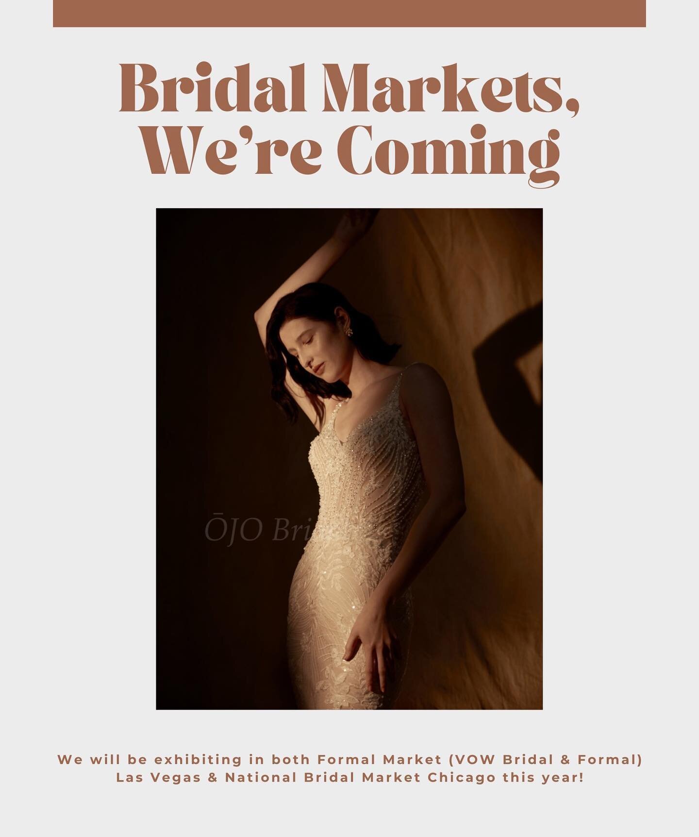 See you there?
Book appointment at the link in our bio. 💖 
@nationalbridalmarket @apparelmarkets @formalmarkets 
.
.
.
#chicagobridalmarket #bridal #bridalboutique #vowbridalmarket #bridalexpo #bridalmarket